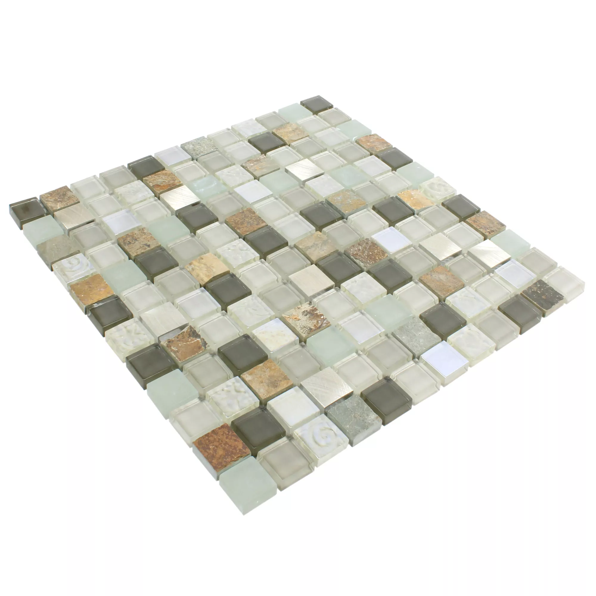 Sample Mosaic Tiles Natural Stone Glass Metal Mix Lockhart