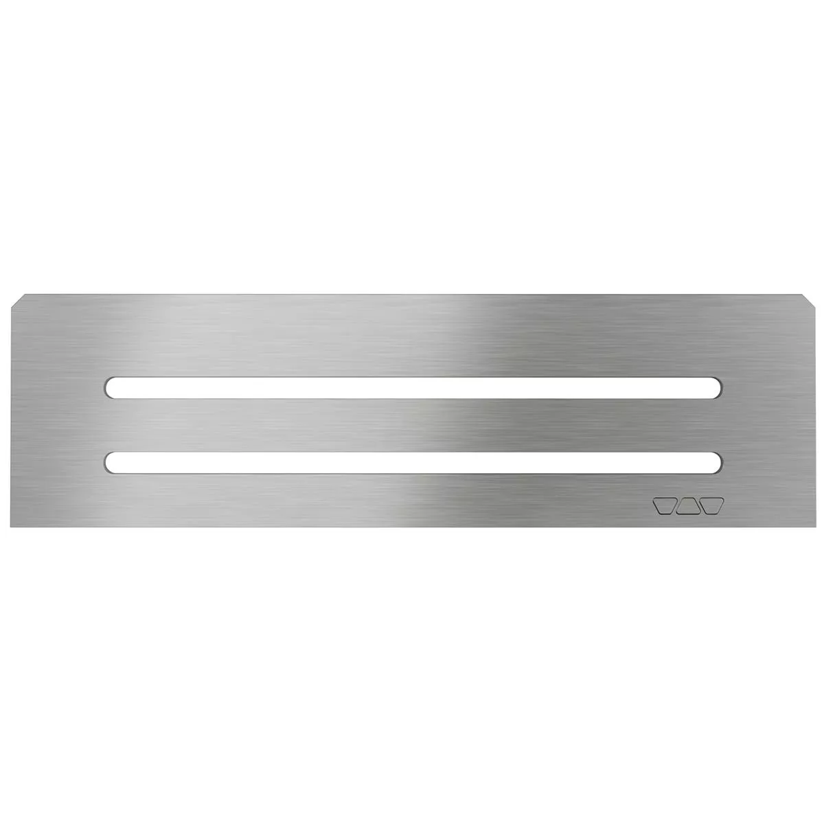 Niche wall shelf Schlüter rectangular 30x8.7cm Wave silver