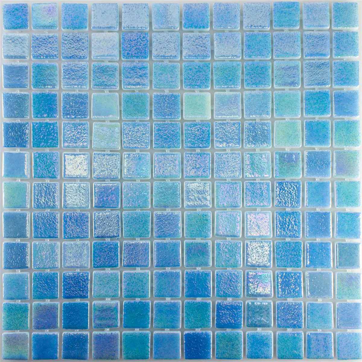 Sample Glass Swimming Pool Mosaic McNeal Light Blue 25