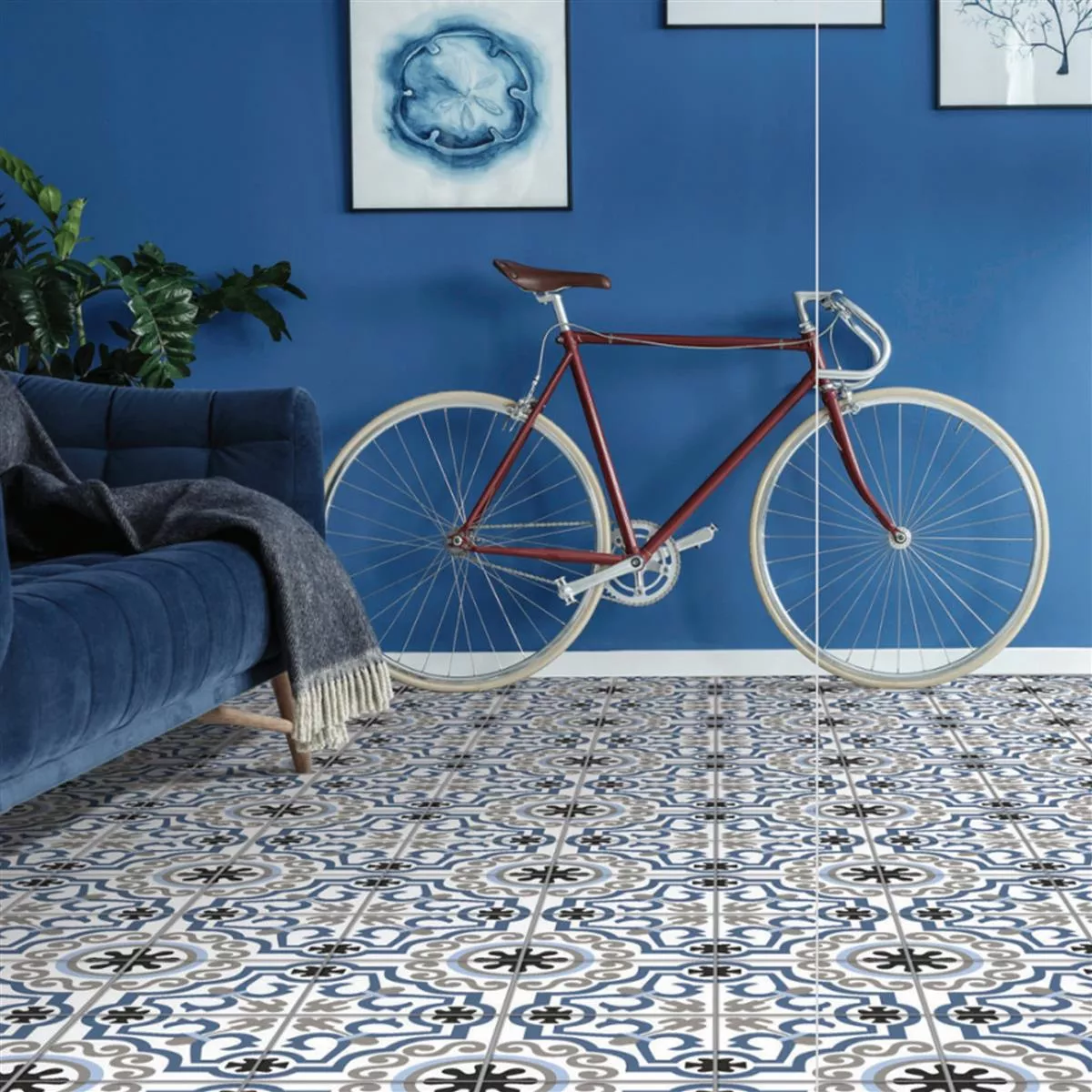 Cement floor tiles optics Dalton 20x20cm