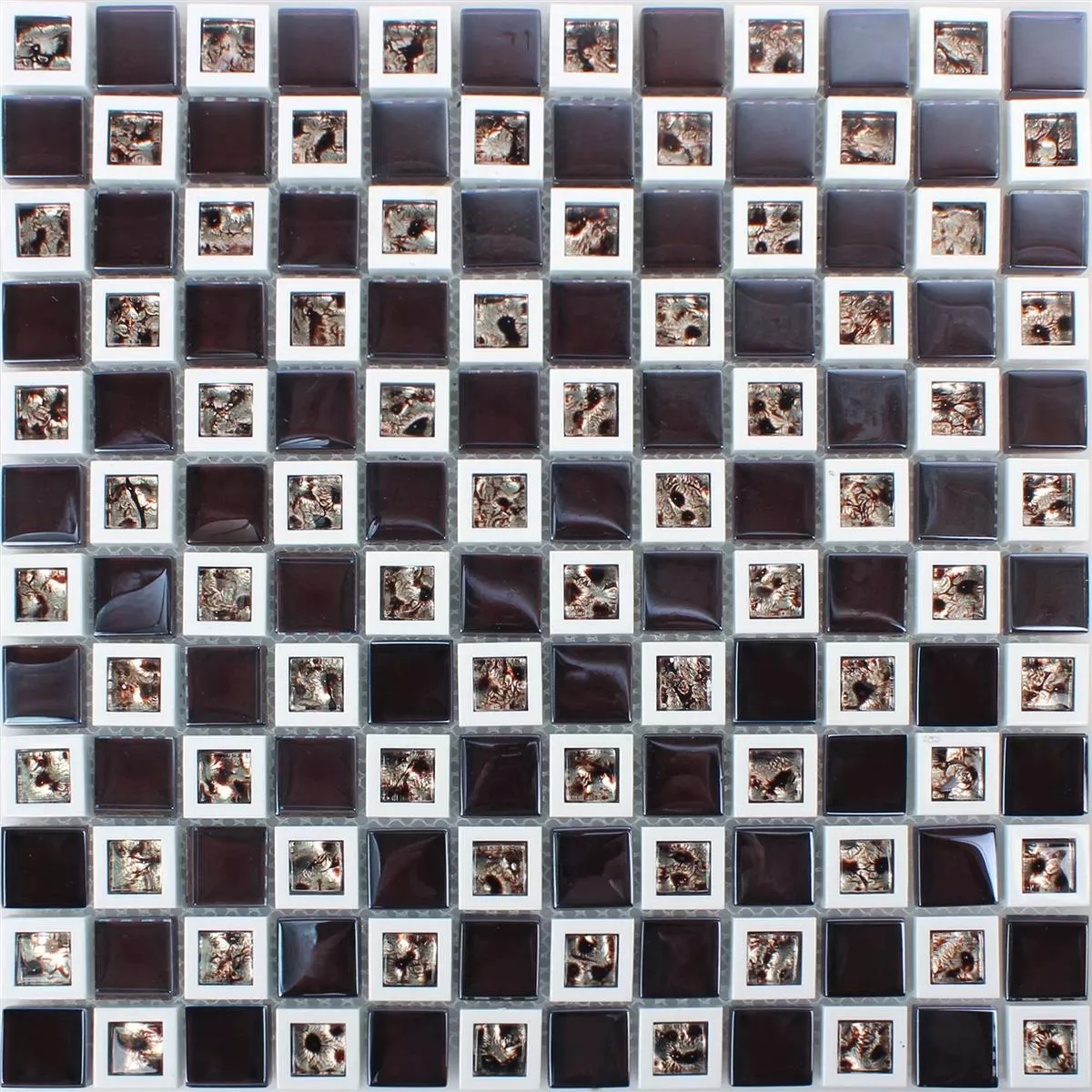 Sample Glass Plastic Mosaic Anatolia Black