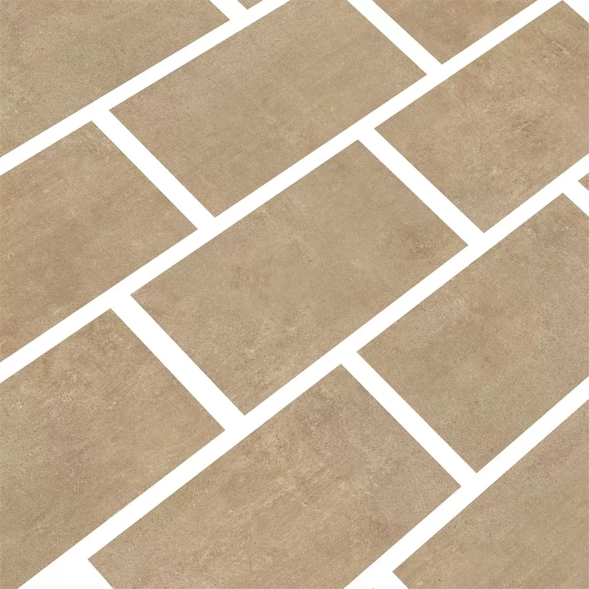 Mosaic Tiles Cairo Taupe Rectangle 6mm