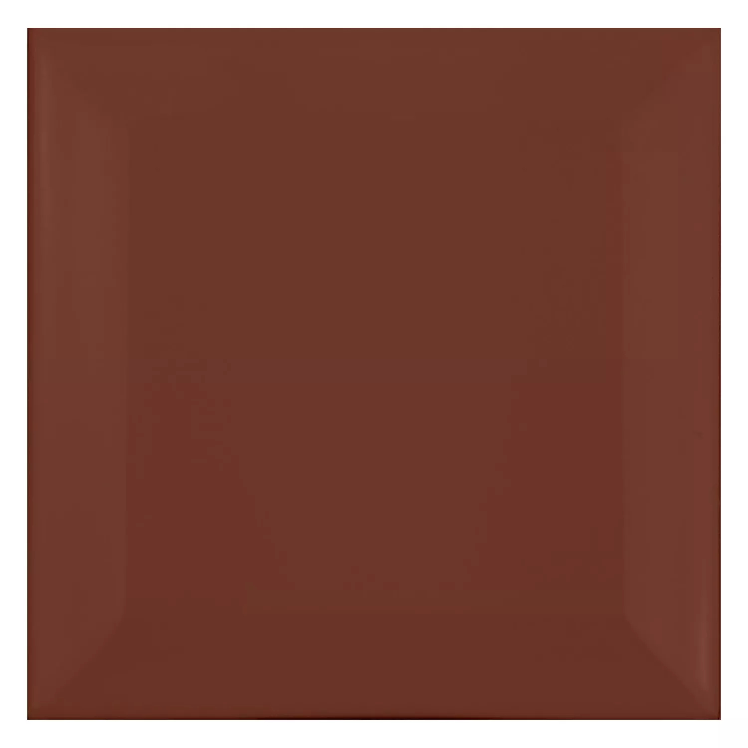 Metro tile Brown Mat 10x10 cm Facet Catarina Marron