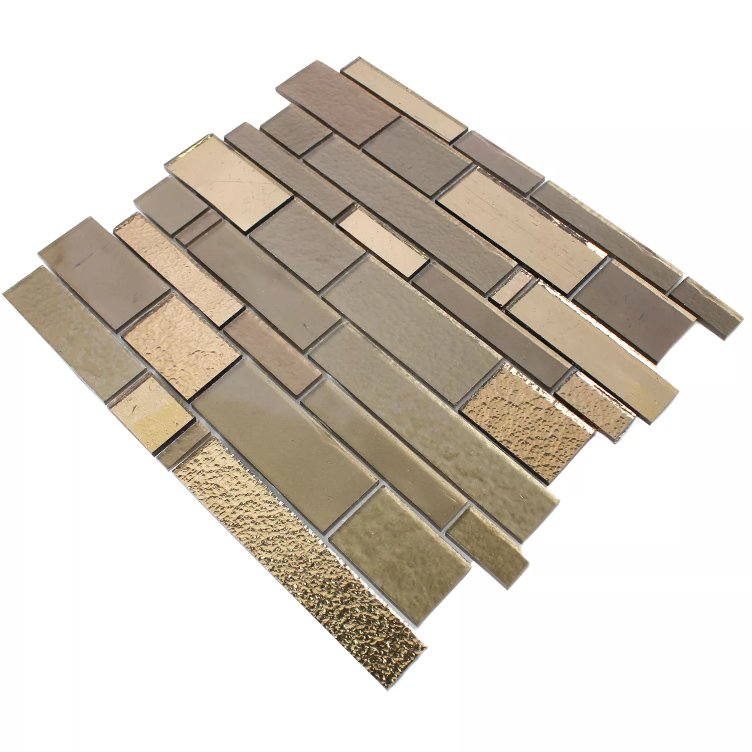 Mosaic Tiles Trend-Vi Glass Metropolis Bronzite