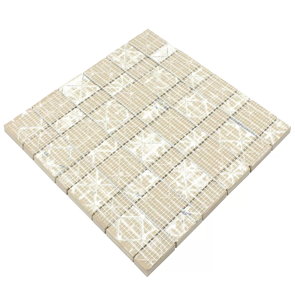 Sample Ceramic Mosaic Tile Kanorado Beige Mix