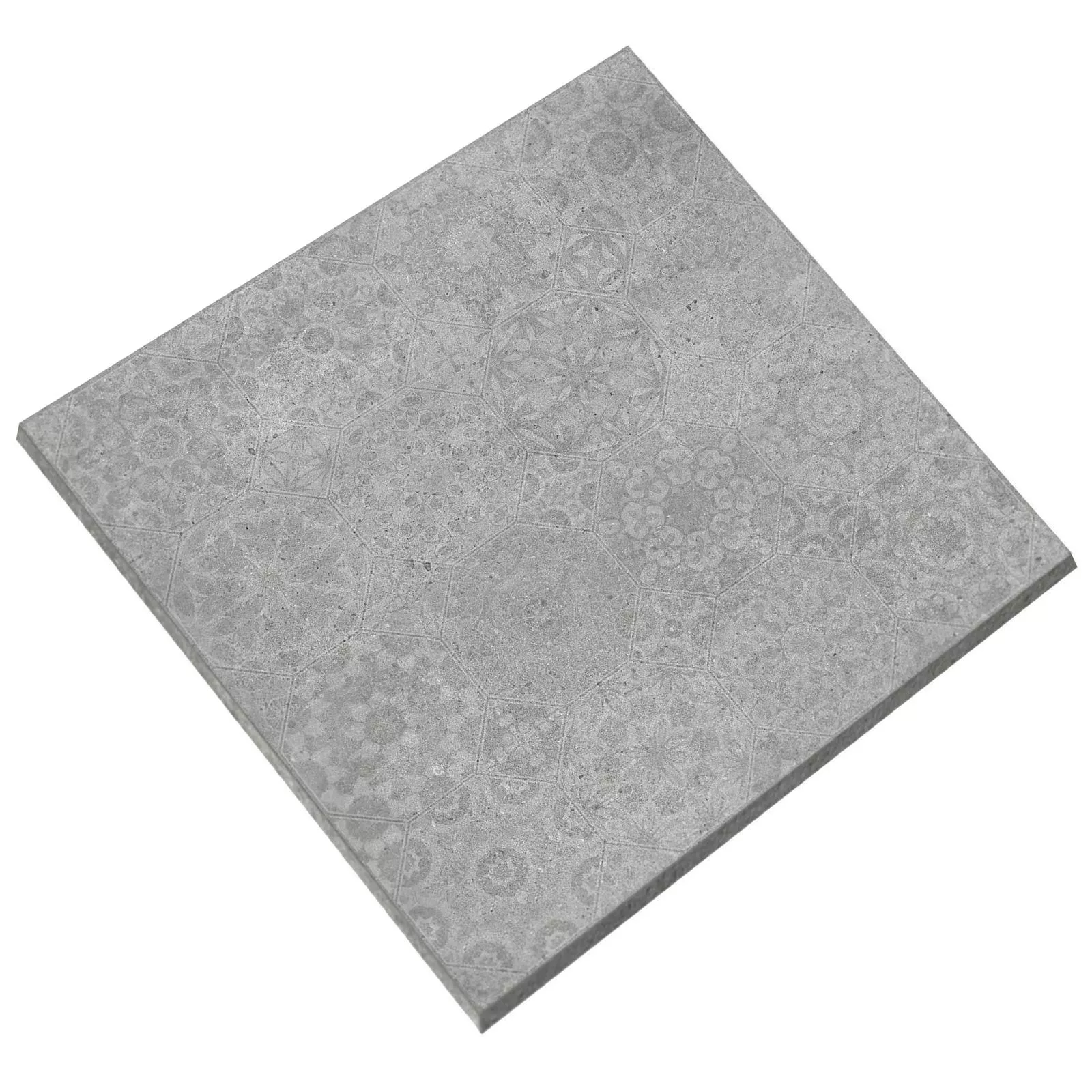 Floor Tiles Freeland Stone Optic R10/B Grey 60x60cm Decor