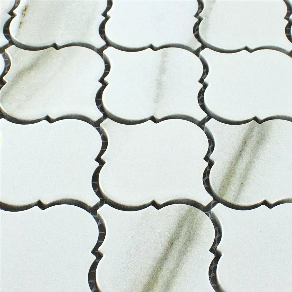 Sample Ceramic Mosaic Tiles Virginia Stone Optic Calacatta