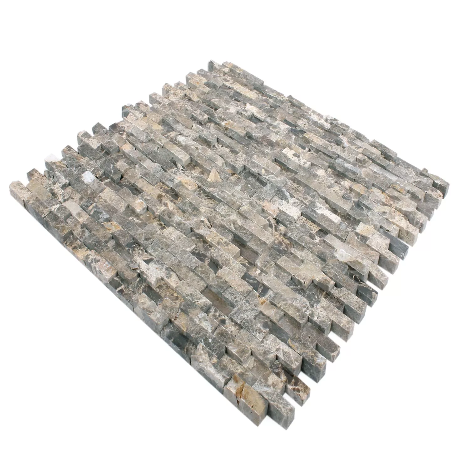 Sample Mosaic Tiles Marble Sirocco Emperador 3D