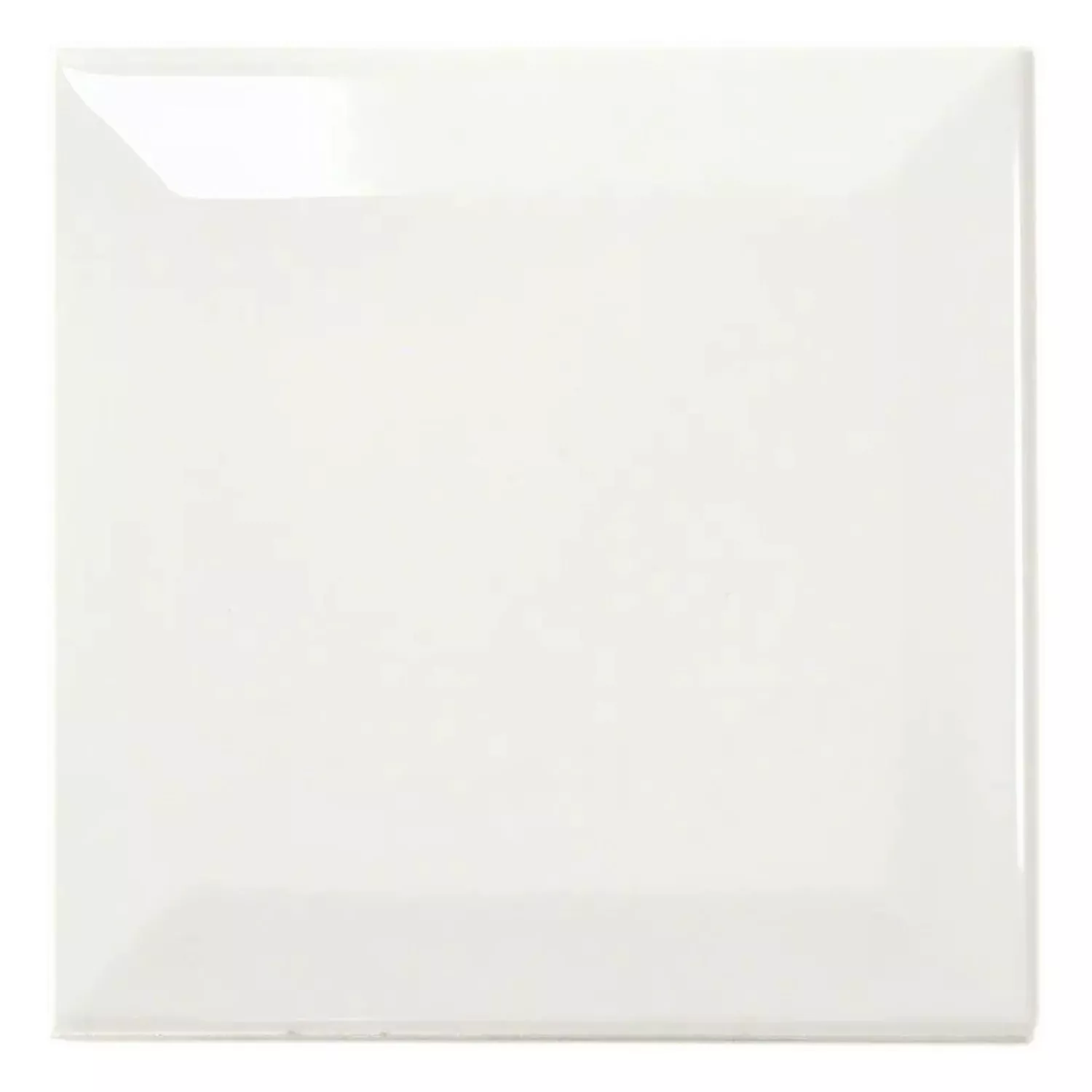 Metro tile Blanc Glossy 10x10 cm Facet Catarina Blanco