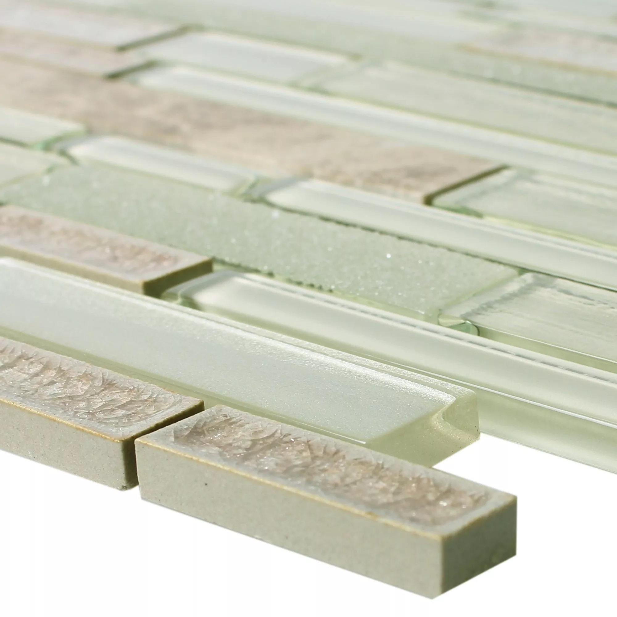 Glass Natural Stone Ceramic Mosaic Kozan Beige Glass Natural Stone Ceramic Mosaic Kozan Beige