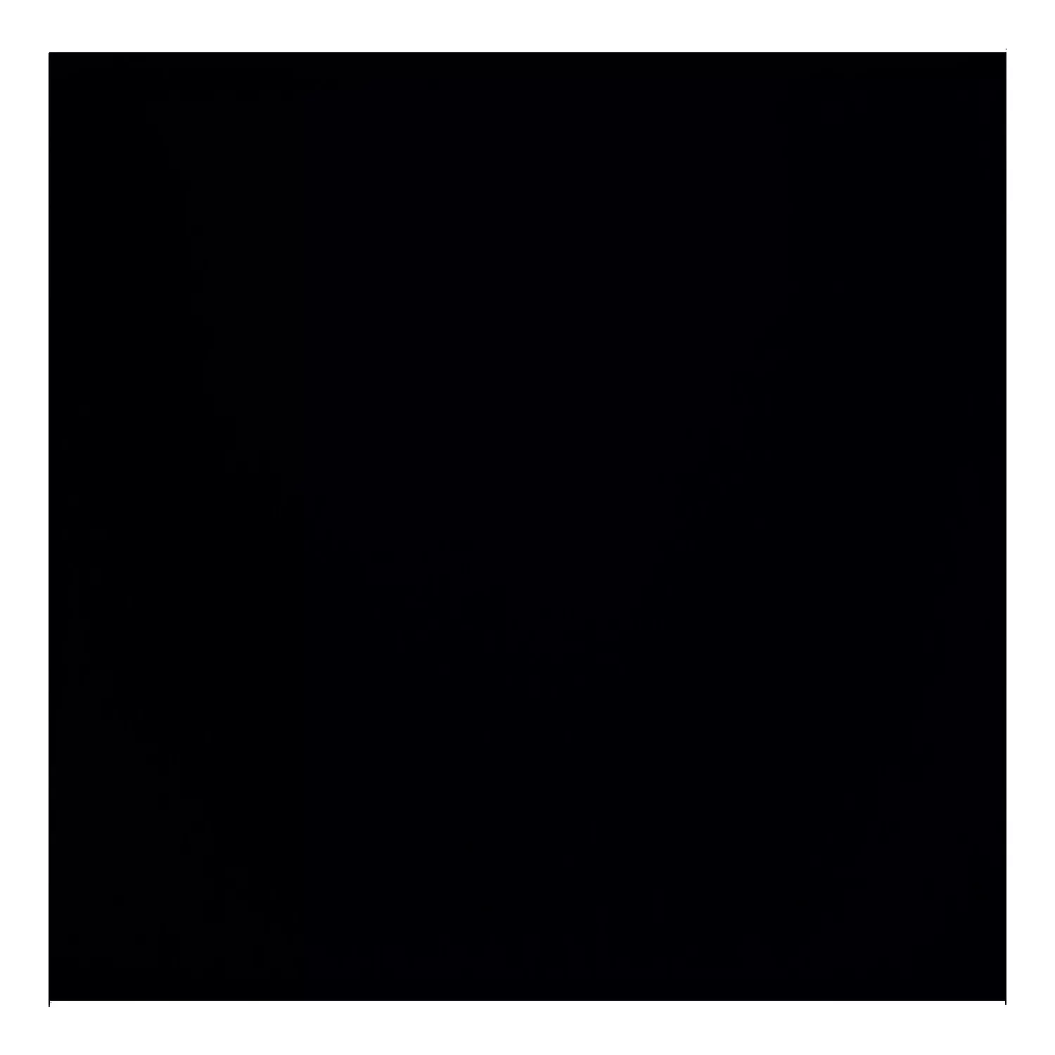 Metro tile Black Mat 10x10 cm Without Facet Freyburg Negro