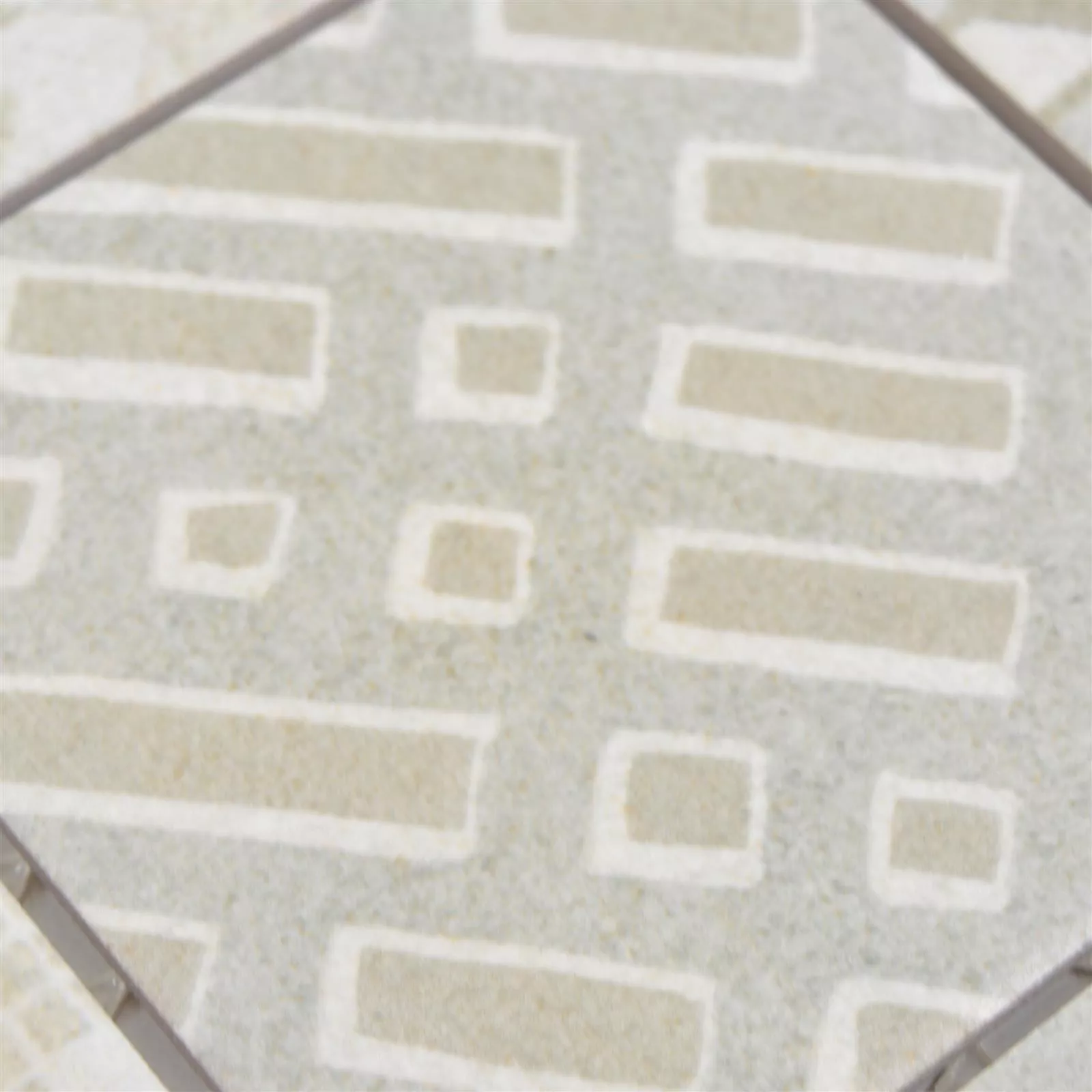 Ceramic Mosaic Tiles Romantica Retro Bianco