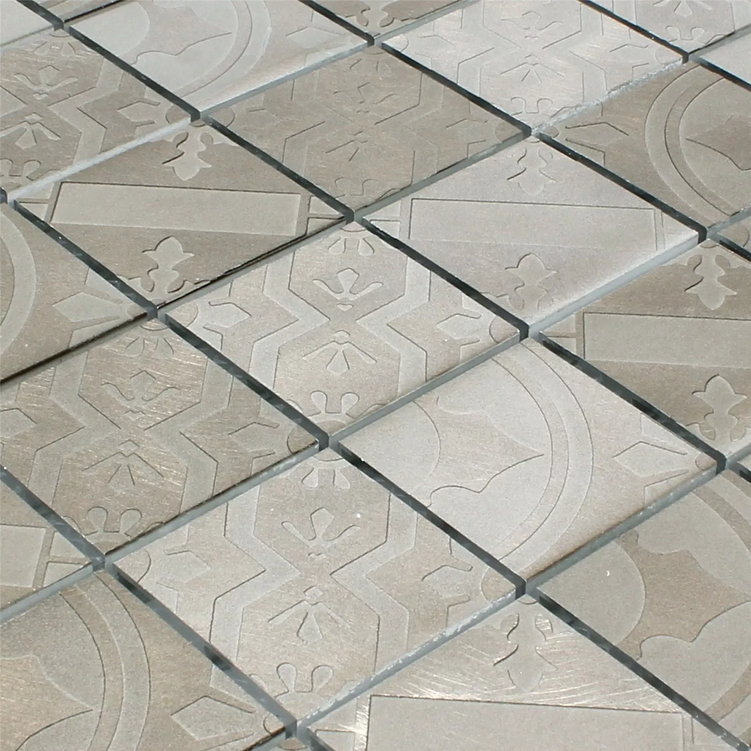Mosaic Tiles Aluminium Callao Brown