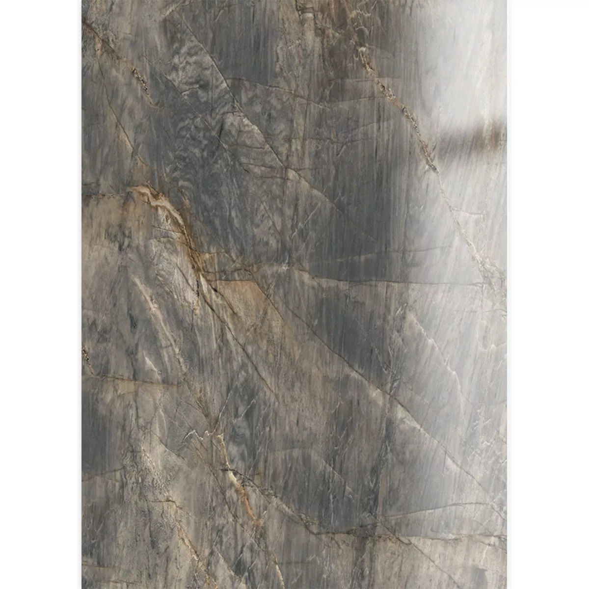 Floor Tiles Trentino Marble Optic Polished Glossy Grey 60x120cm