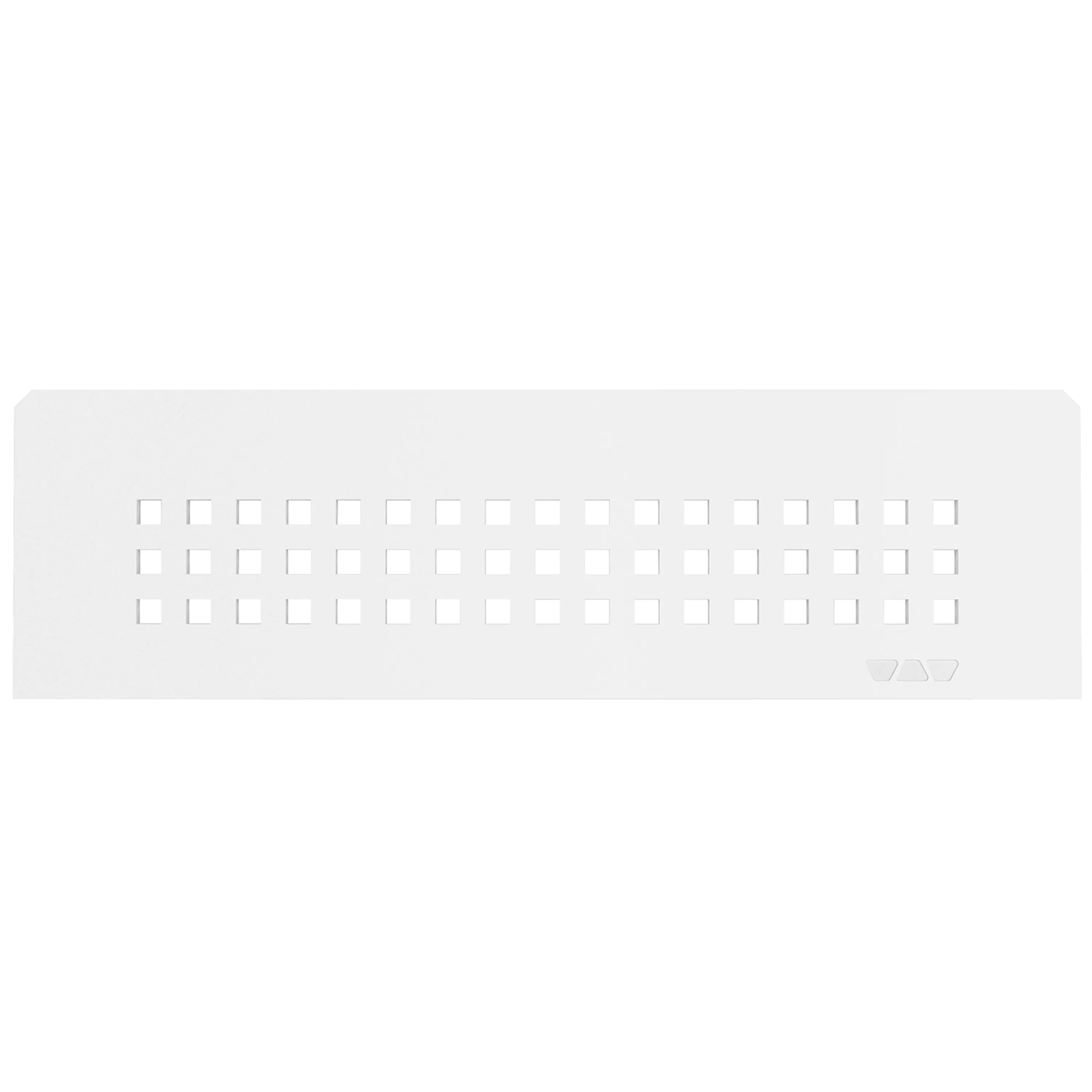Niche wall shelf Schlüter rectangular 30x8.7cm Square White