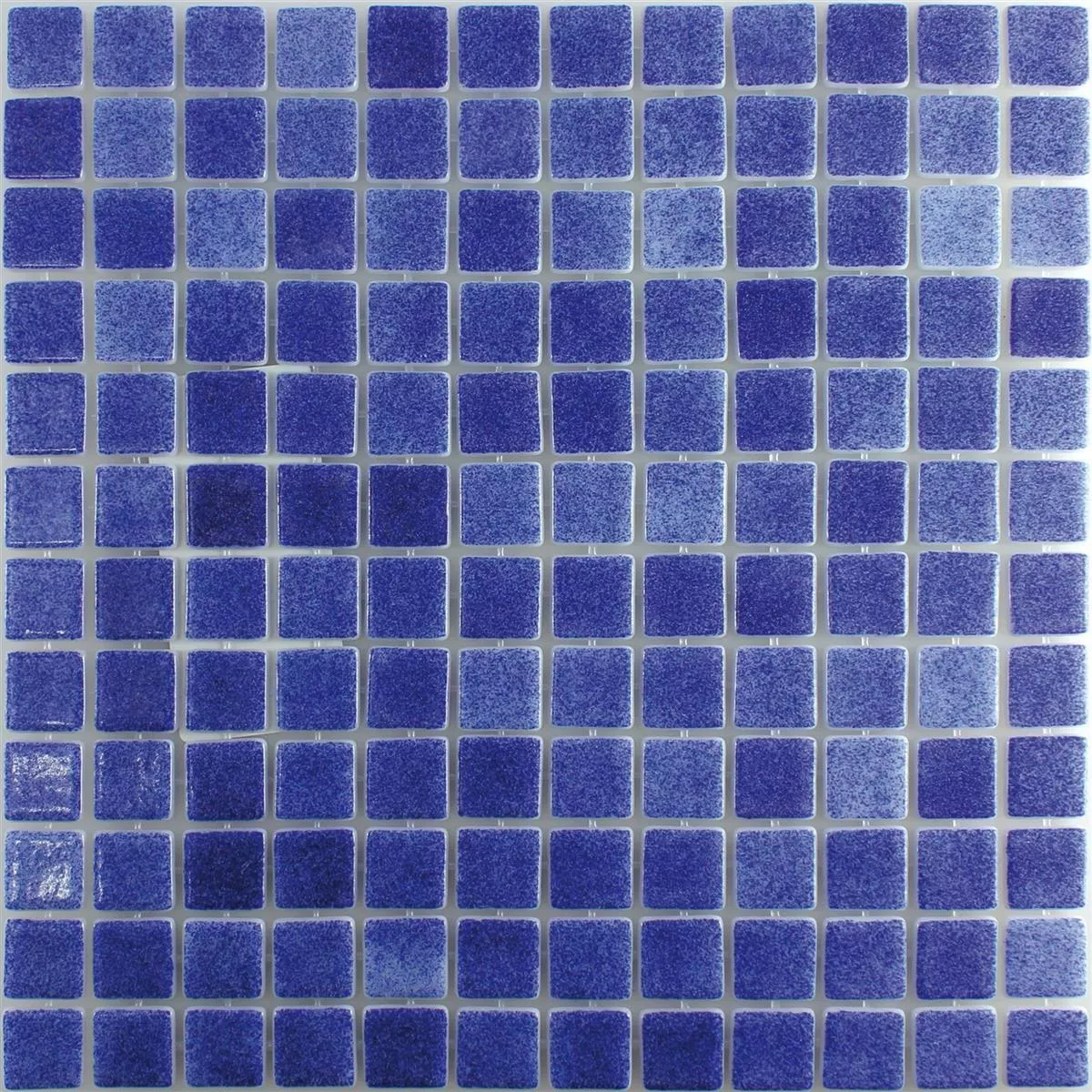Glass Swimming Pool Mosaic Antonio Dark Blue