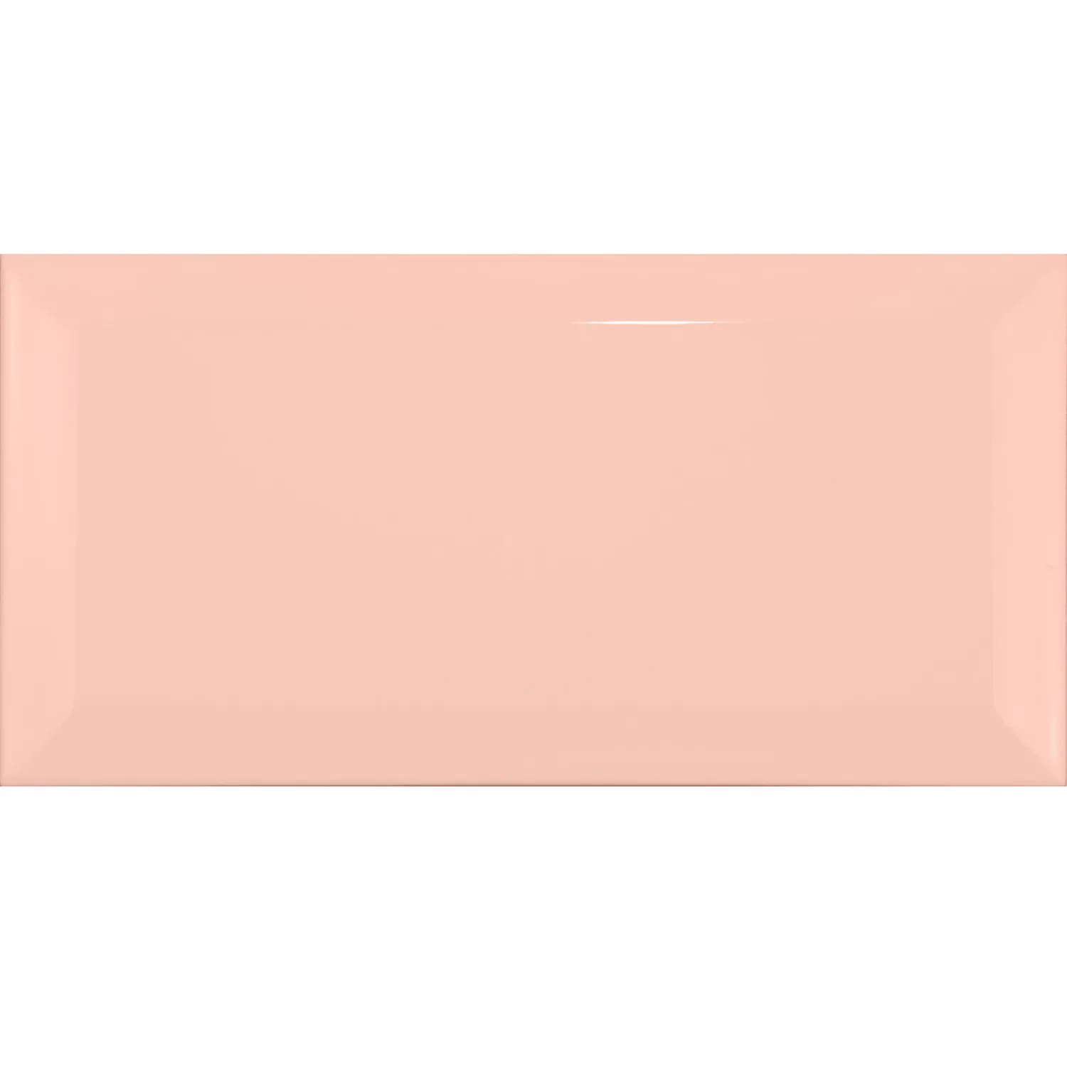 Metro tile Orange Glossy 7,5x15 cm Facet Pitcox Salmon