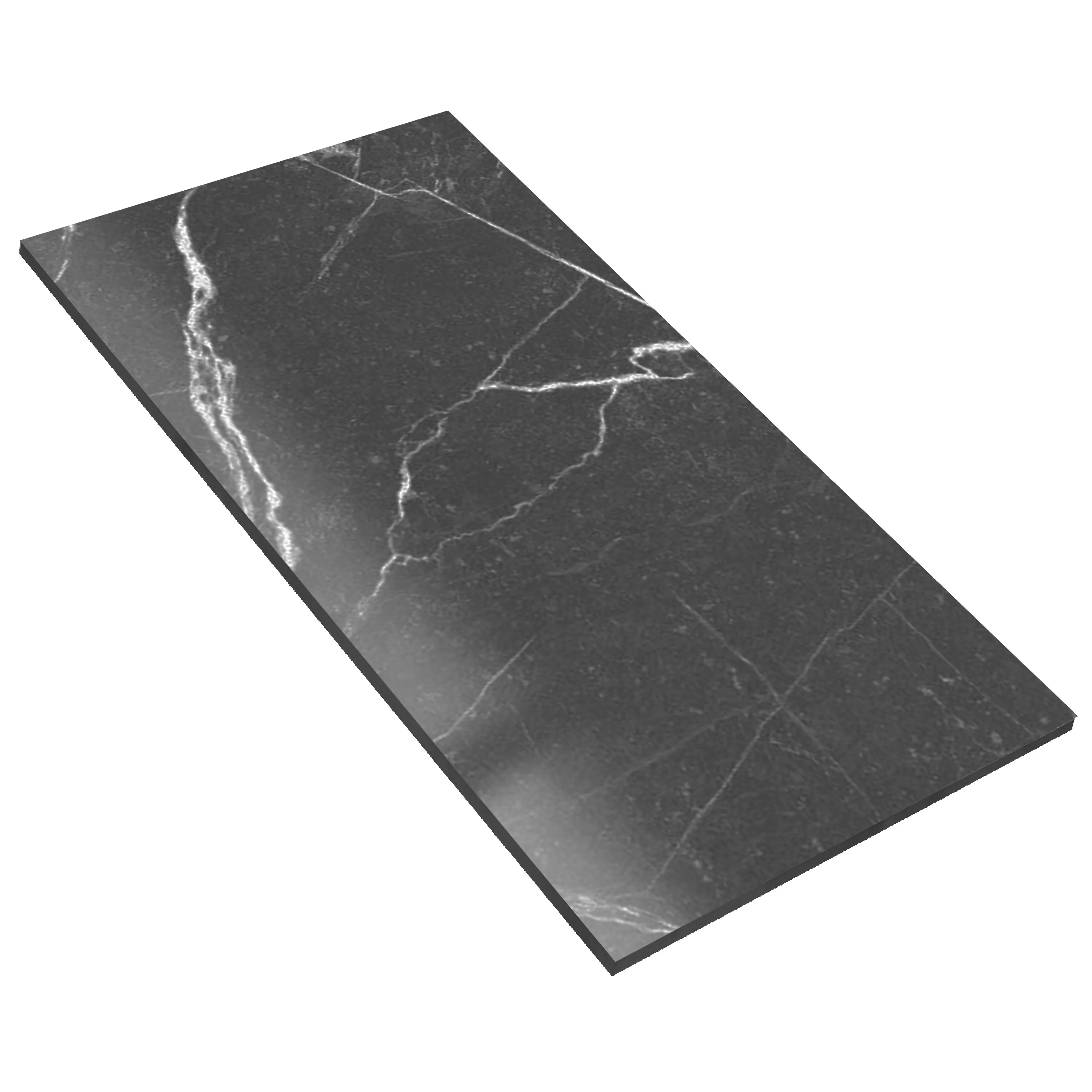 Floor Tiles Santana Marble Optic Polished Dark Grey 60x120cm