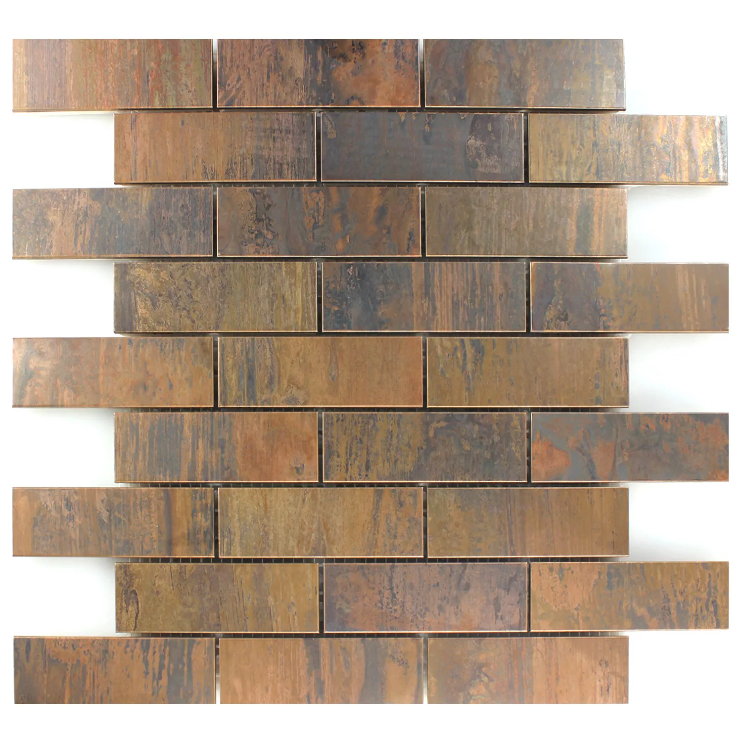 Sample Copper Design Mosaic Tiles 