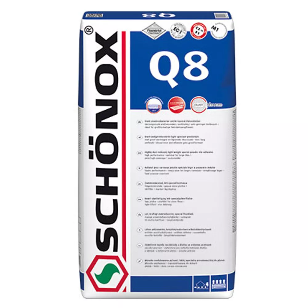 Tile adhesive Schönox Q8 - stoneware mosaic, fine stoneware, coverings in the swimming pool (15 kg)