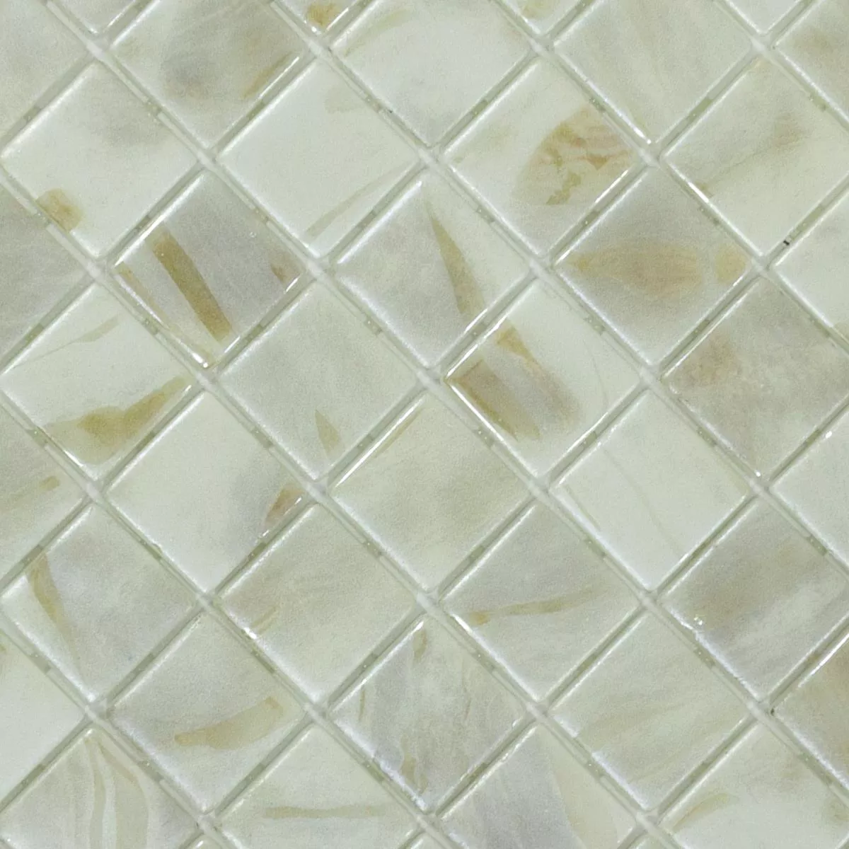 Glass Swimming Pool Mosaic Alassio Beige 25