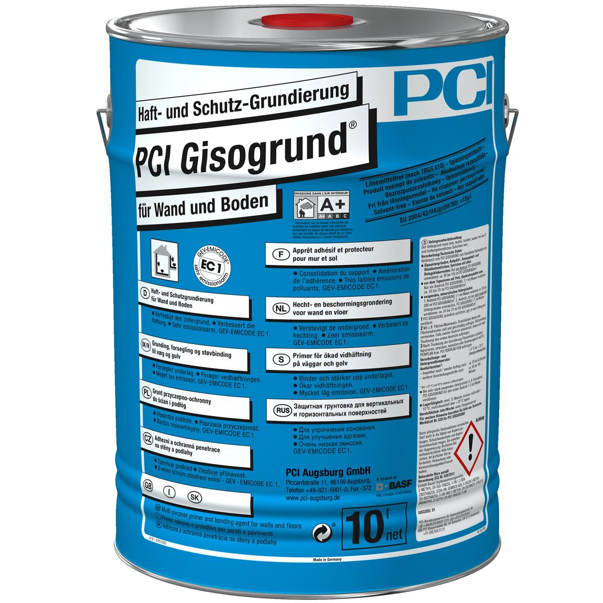 PCI Gisogrund adhesive and protective primer blue 200 liters