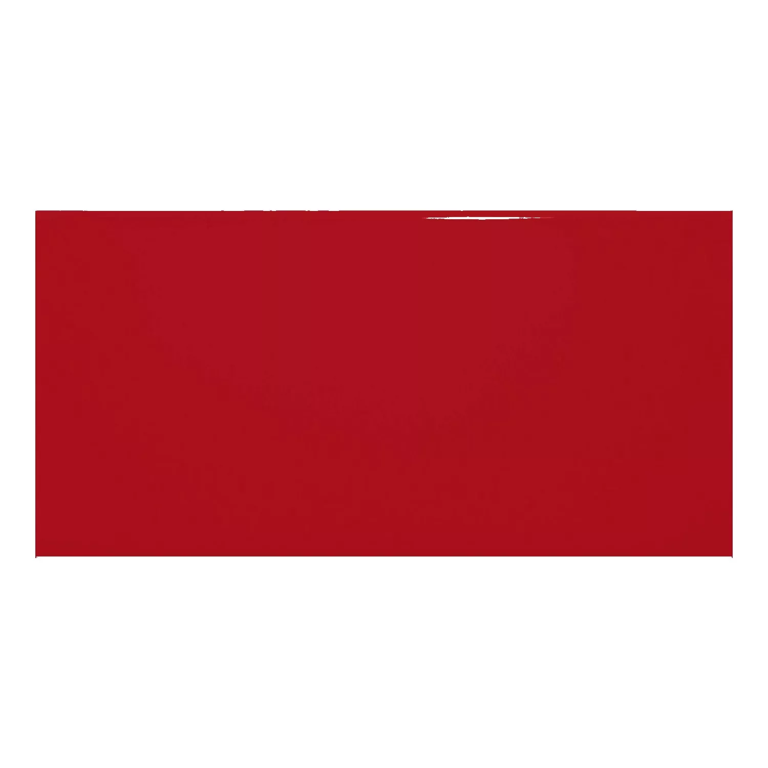 Metro tile Red Glossy 7,5x15 cm Without Facet Vivid Fuego