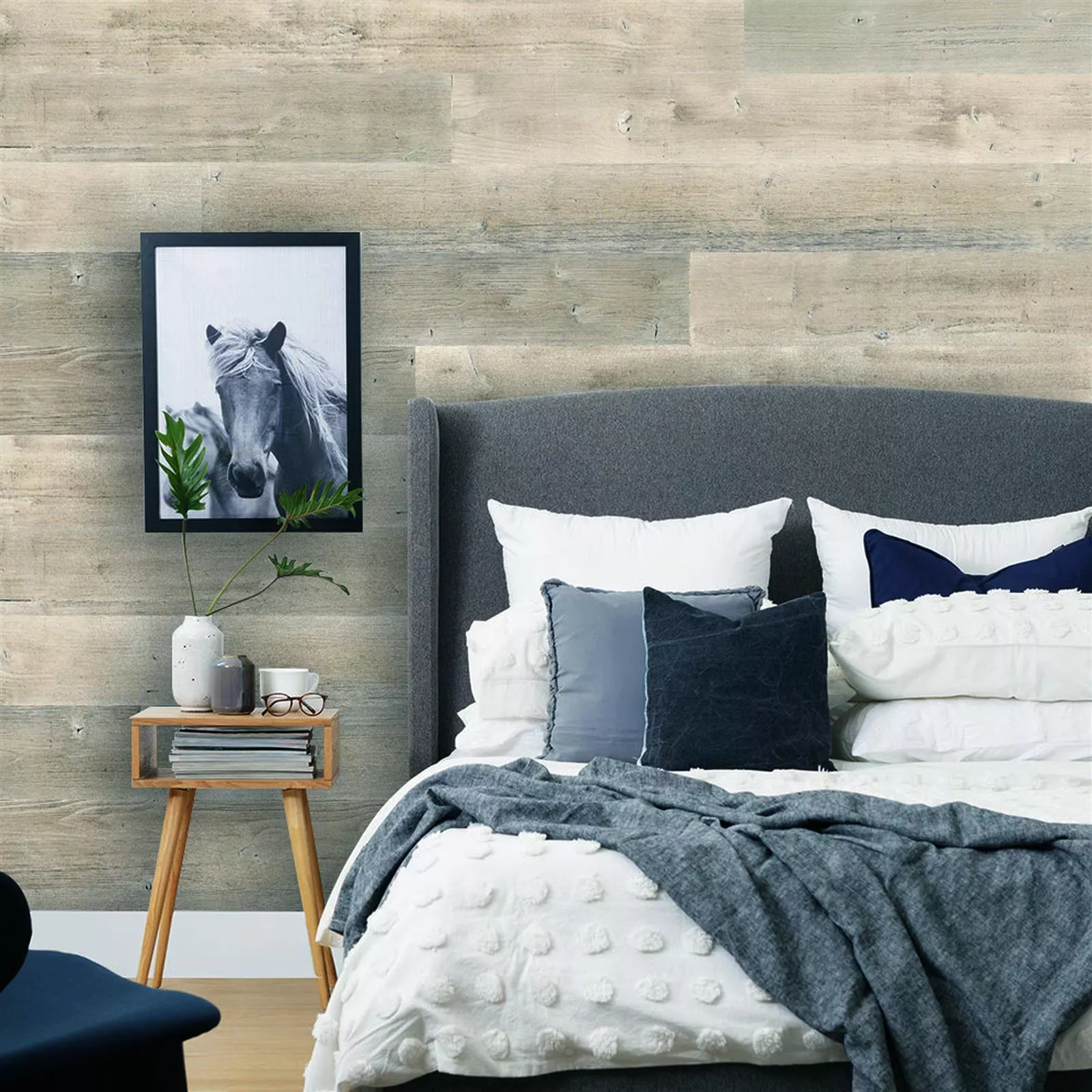 Sample Wall Ties of Wood Paris Self Adhesive Light Grey