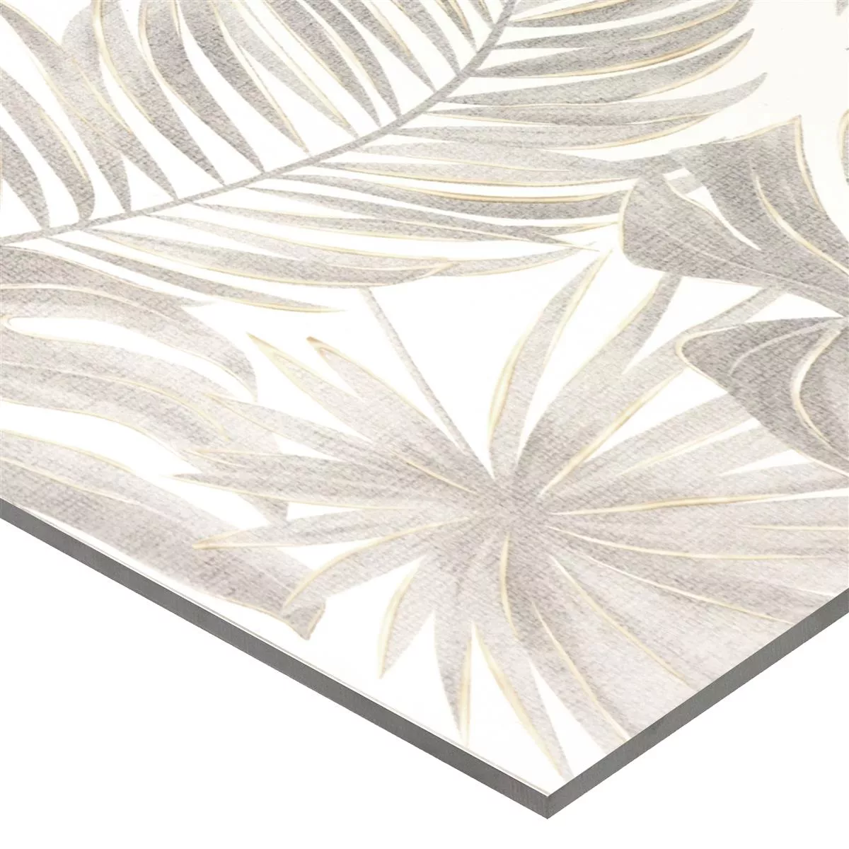 Wall Tiles Maldives Floral 30x60cm Grey