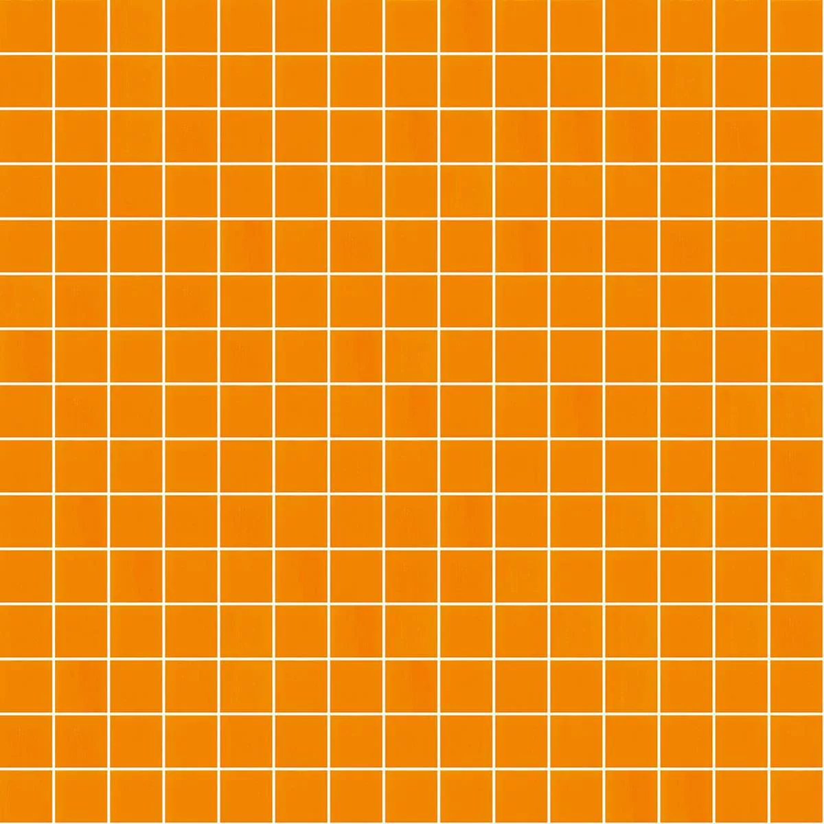 Glass Mosaic Tile Trend-Vi Vitreo 203 Orange 20x20mm