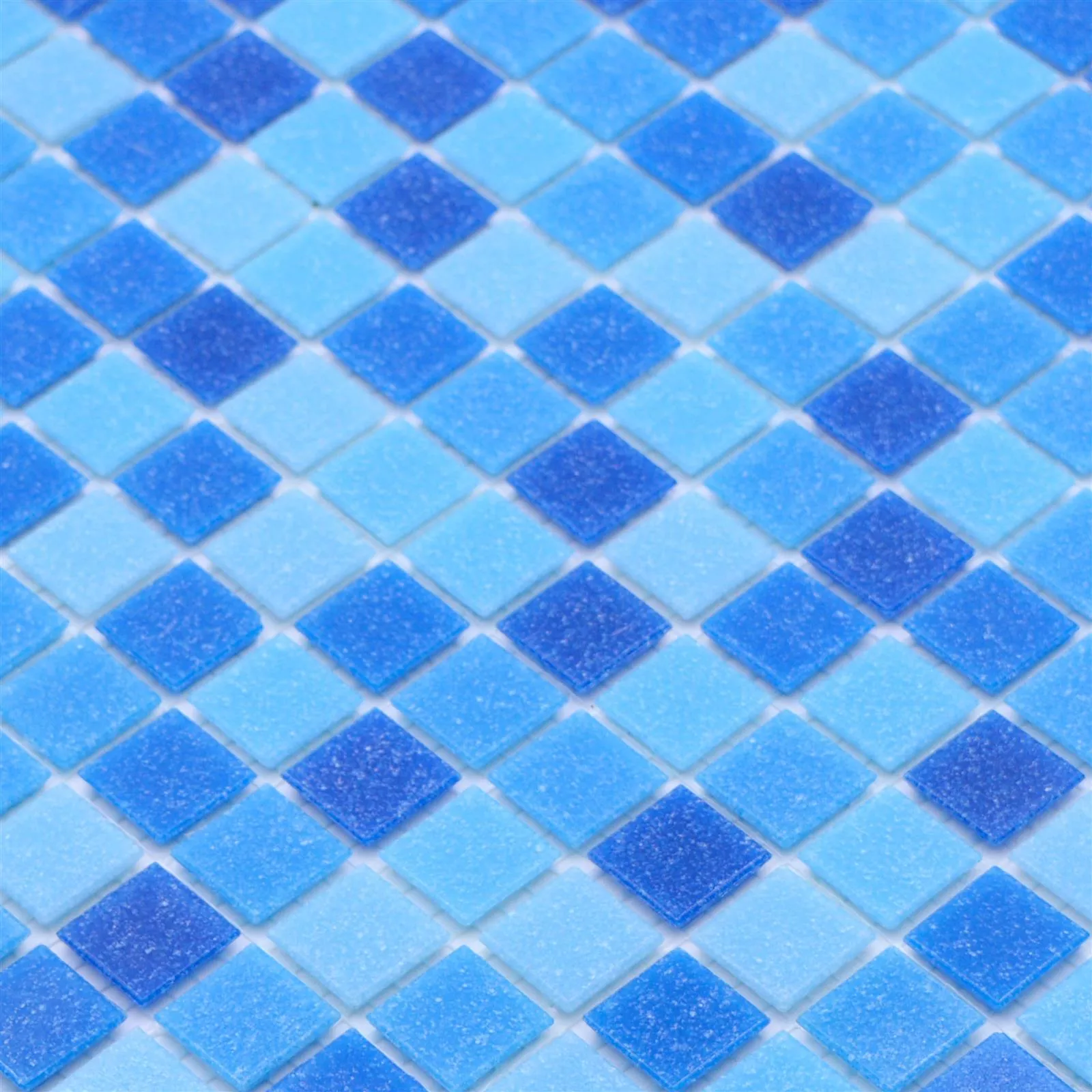 Swimming Pool Mosaic North Sea Blue Mix