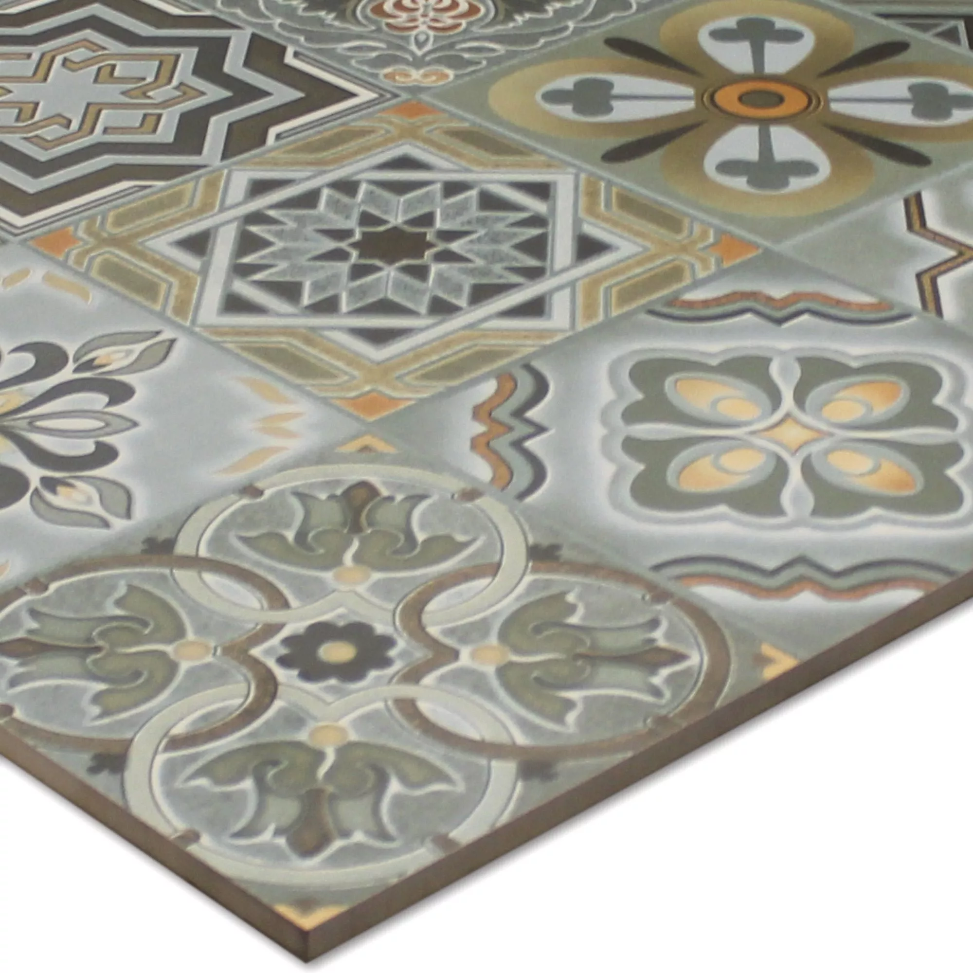 Sample Floor Tiles Oriental Cyan