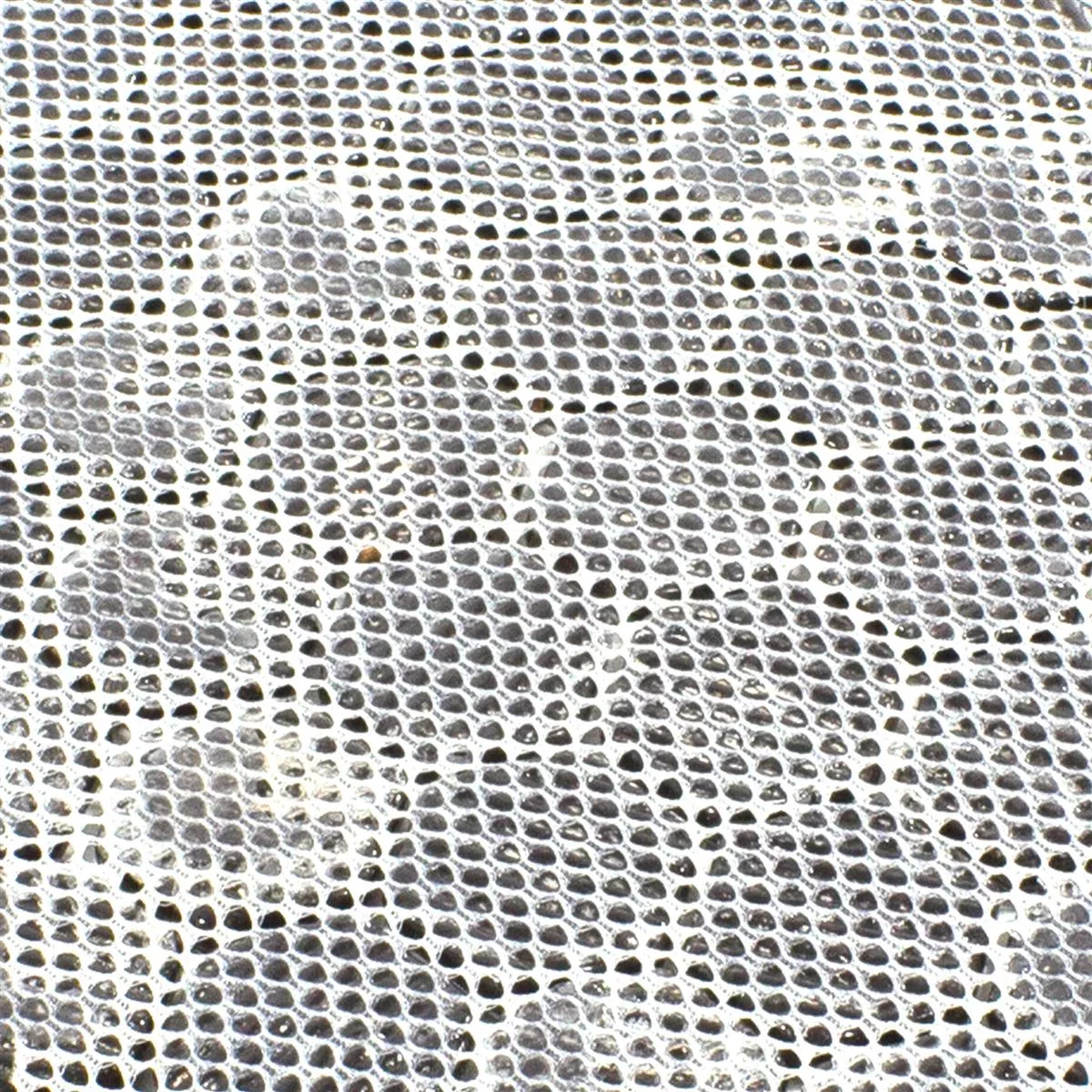 Glass Mosaic Tiles Leopard Hexagon 3D Bronze