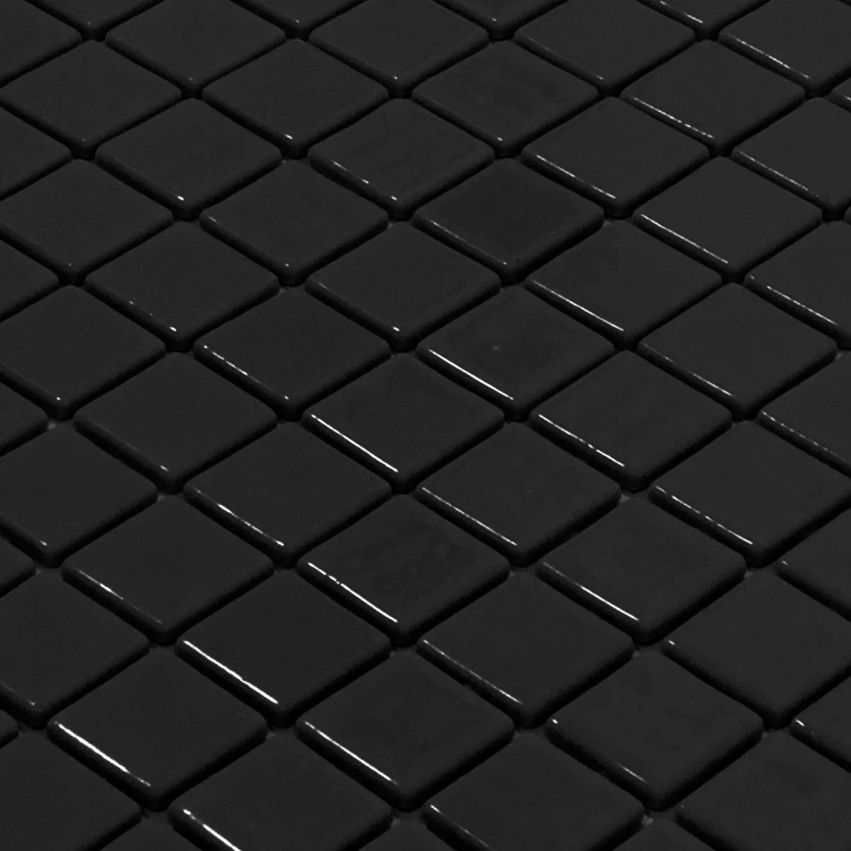 Glass Swimming Pool Mosaic Venetia Black