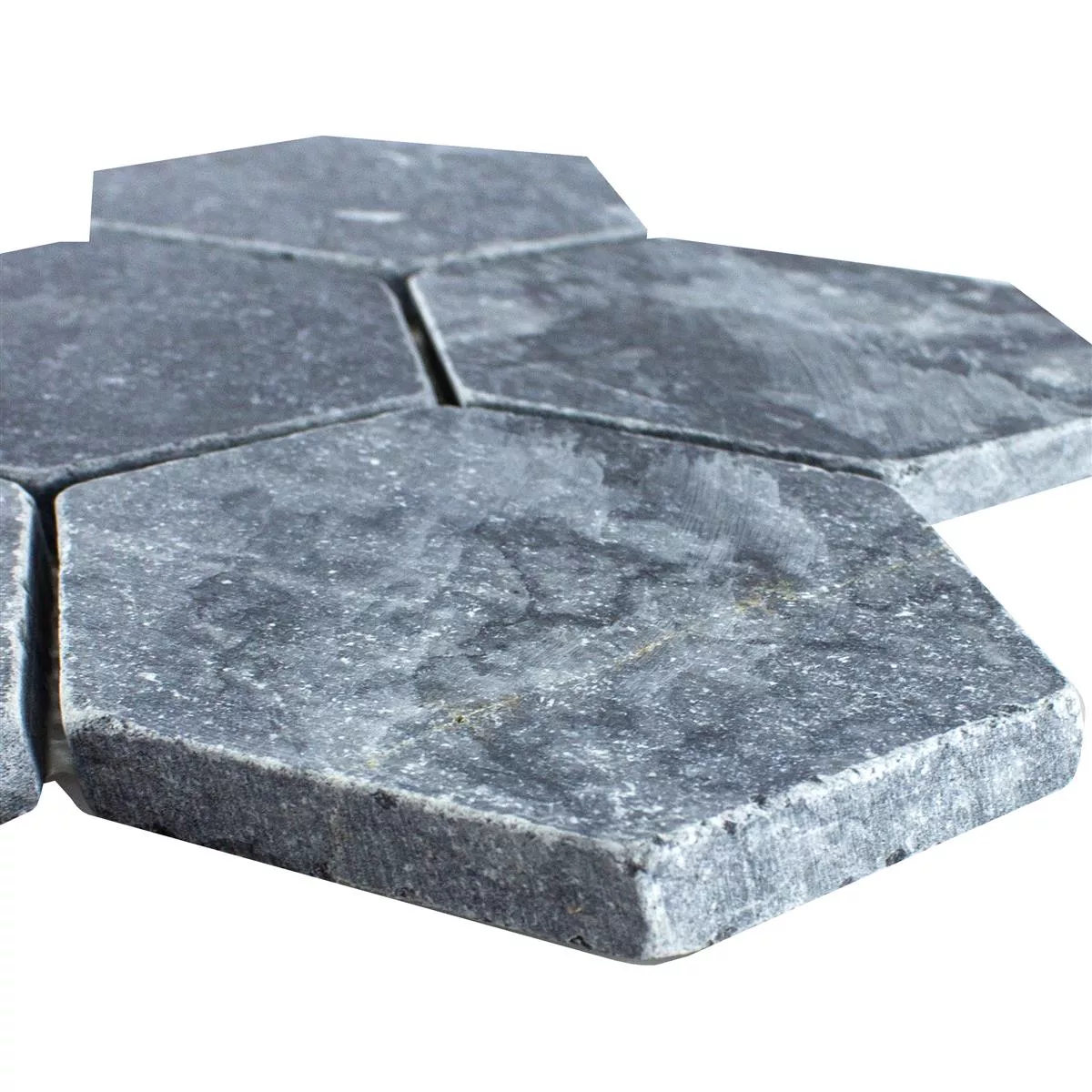 Marble Natural Stone Mosaic Tiles Maracay Hexagon Nero Marble Natural Stone Mosaic Tiles Maracay Hexagon Nero