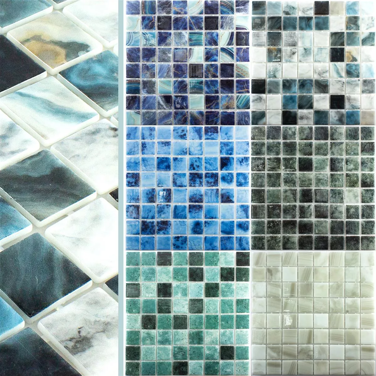 Sample Glass Swimming Pool Mosaic Baltic