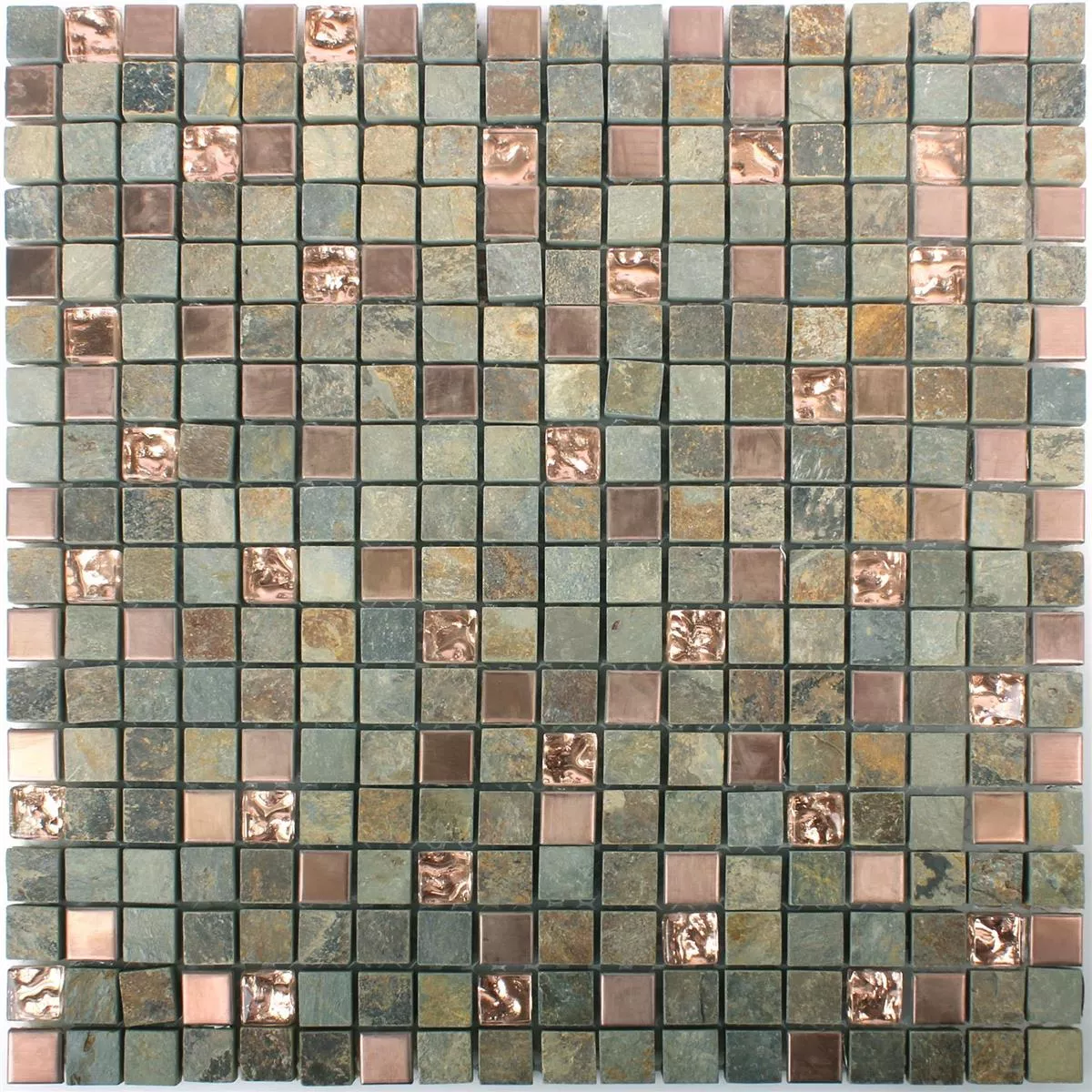 Glass Natural Stone Mosaic Tiles Dolomiti Multicolor