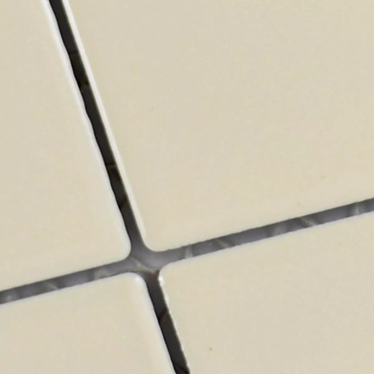 Sample Ceramic Mosaic Tiles Adrian Beige Glossy Square 48