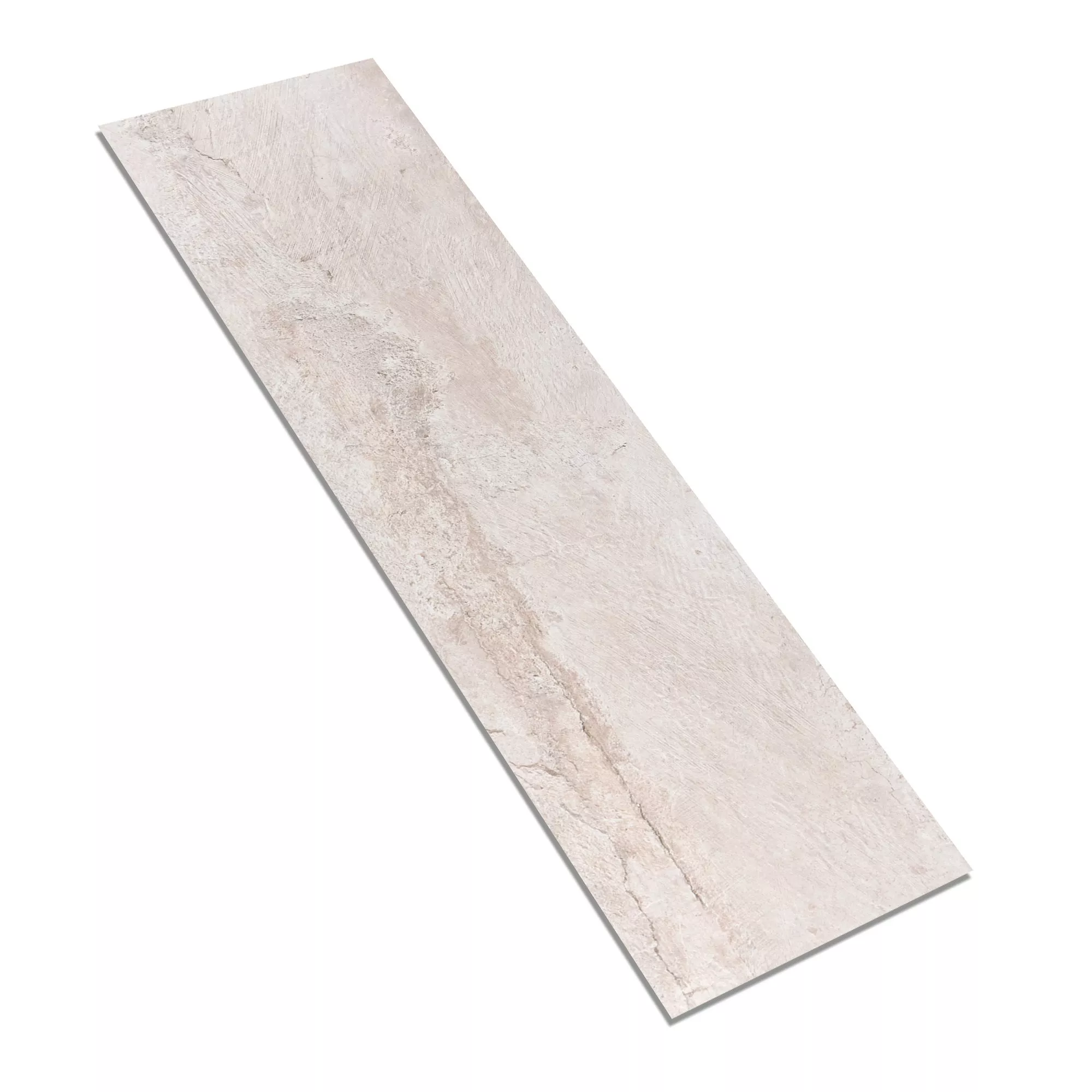 Floor Tiles Stone Optic Polaris R10 White 30x120cm