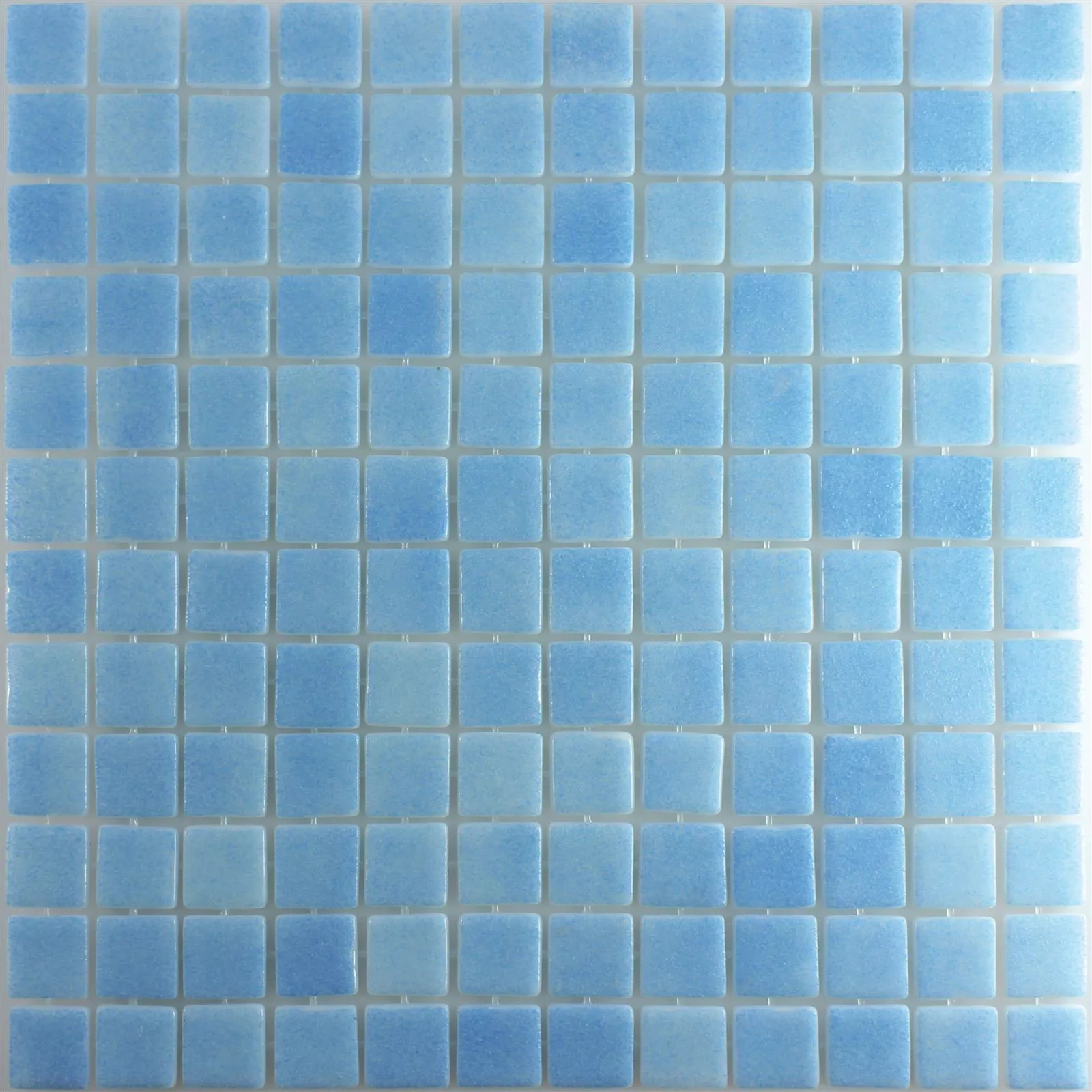 Glass Swimming Pool Mosaic Antonio Light Blue