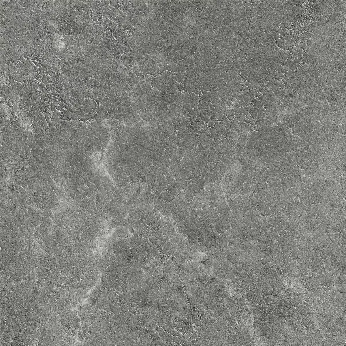Sample Floor Tiles Bangui Stone Optic 60x60cm Dark Grey