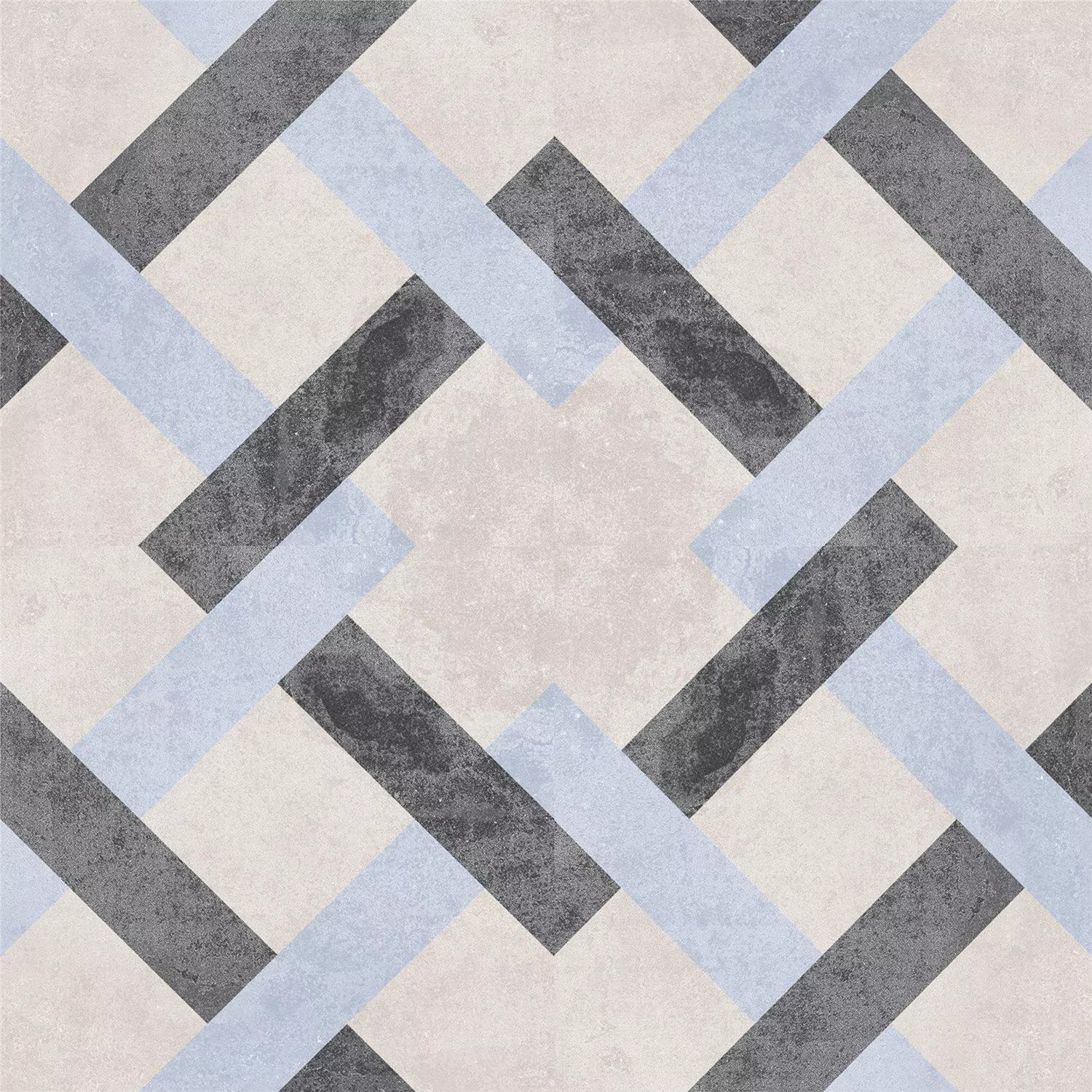 Cement Tiles Retro Optic Gris Floor Tiles Pablo 18,6x18,6cm