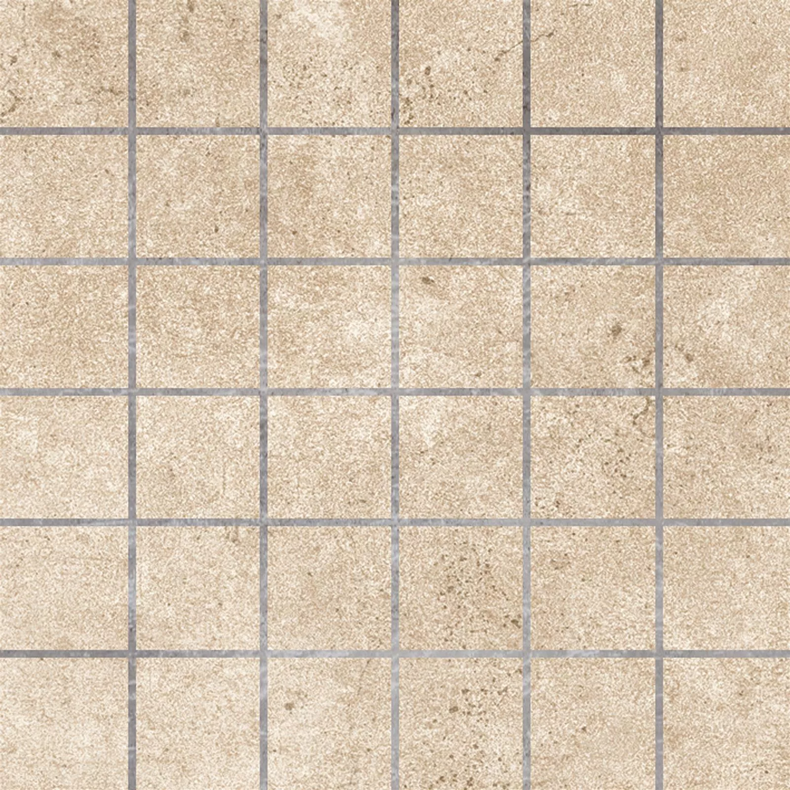 Mosaic Tile Jamaica Beton Optic Grey Square