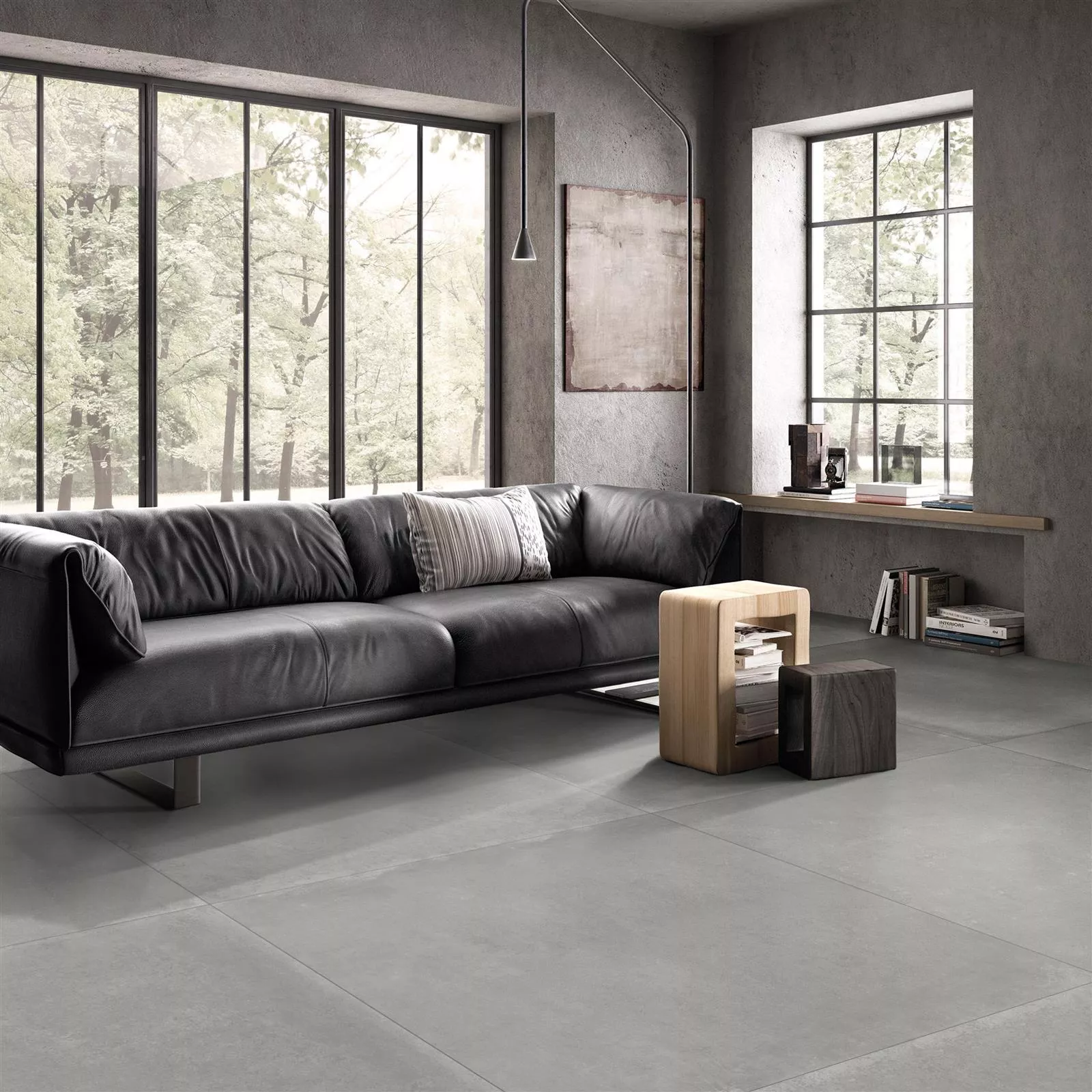 Sample Floor Tiles Cement Optic Nepal Slim Grey 100x100cm