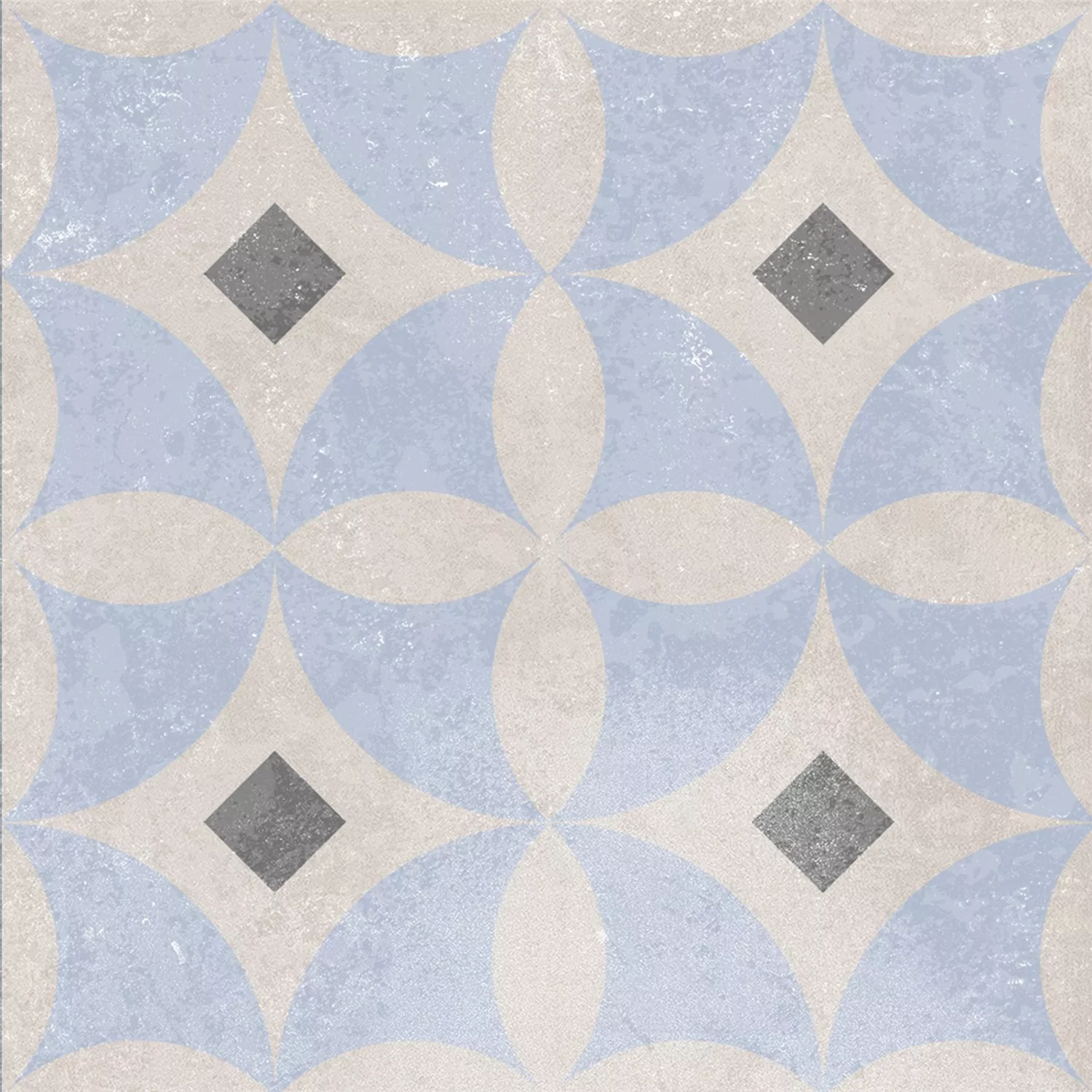 Sample Cement Tiles Retro Optic Gris Floor Tiles Josep 18,6x18,6cm