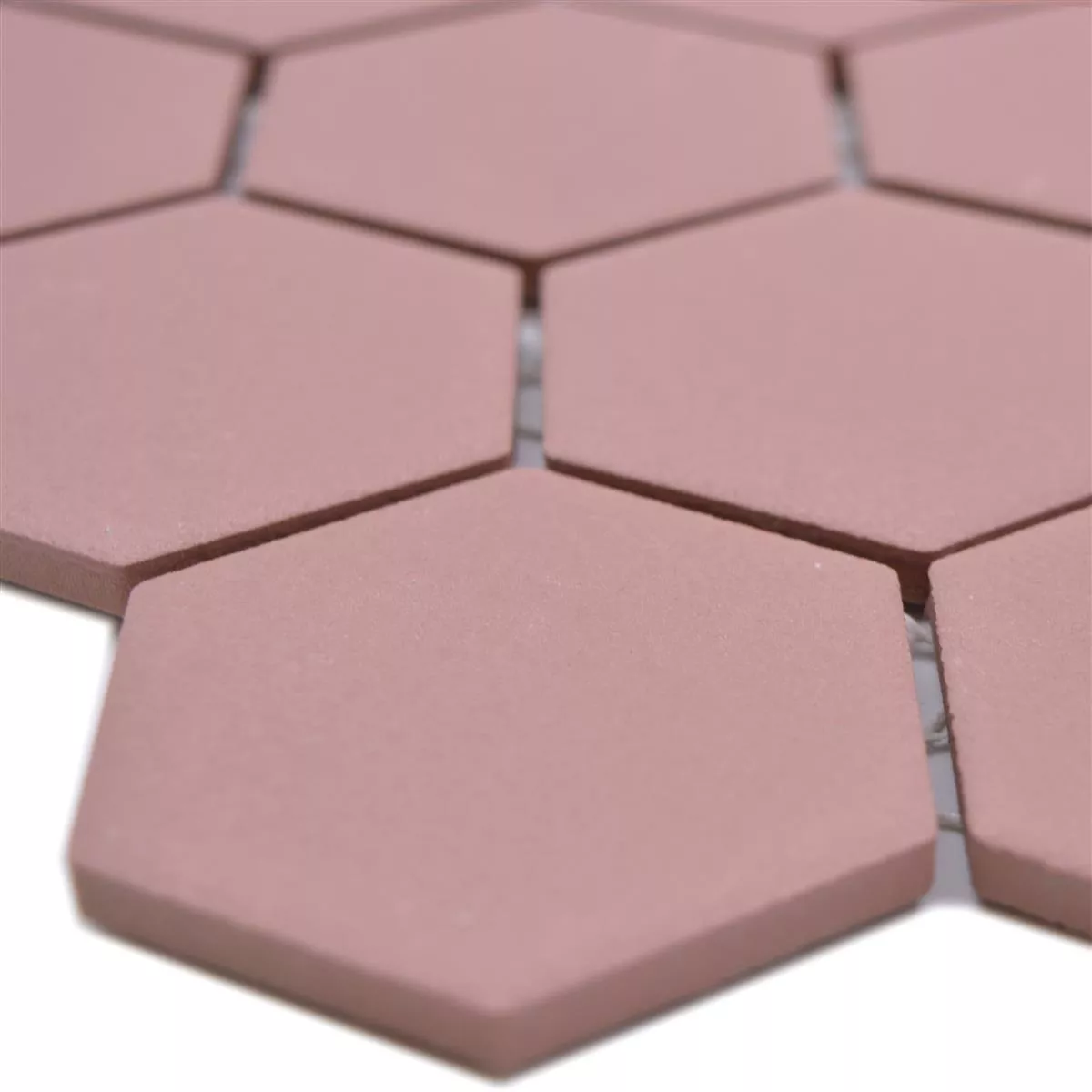 Ceramic Mosaic Bismarck R10B Hexagon Terracotta H51 Ceramic Mosaic Bismarck R10B Hexagon Terracotta H51
