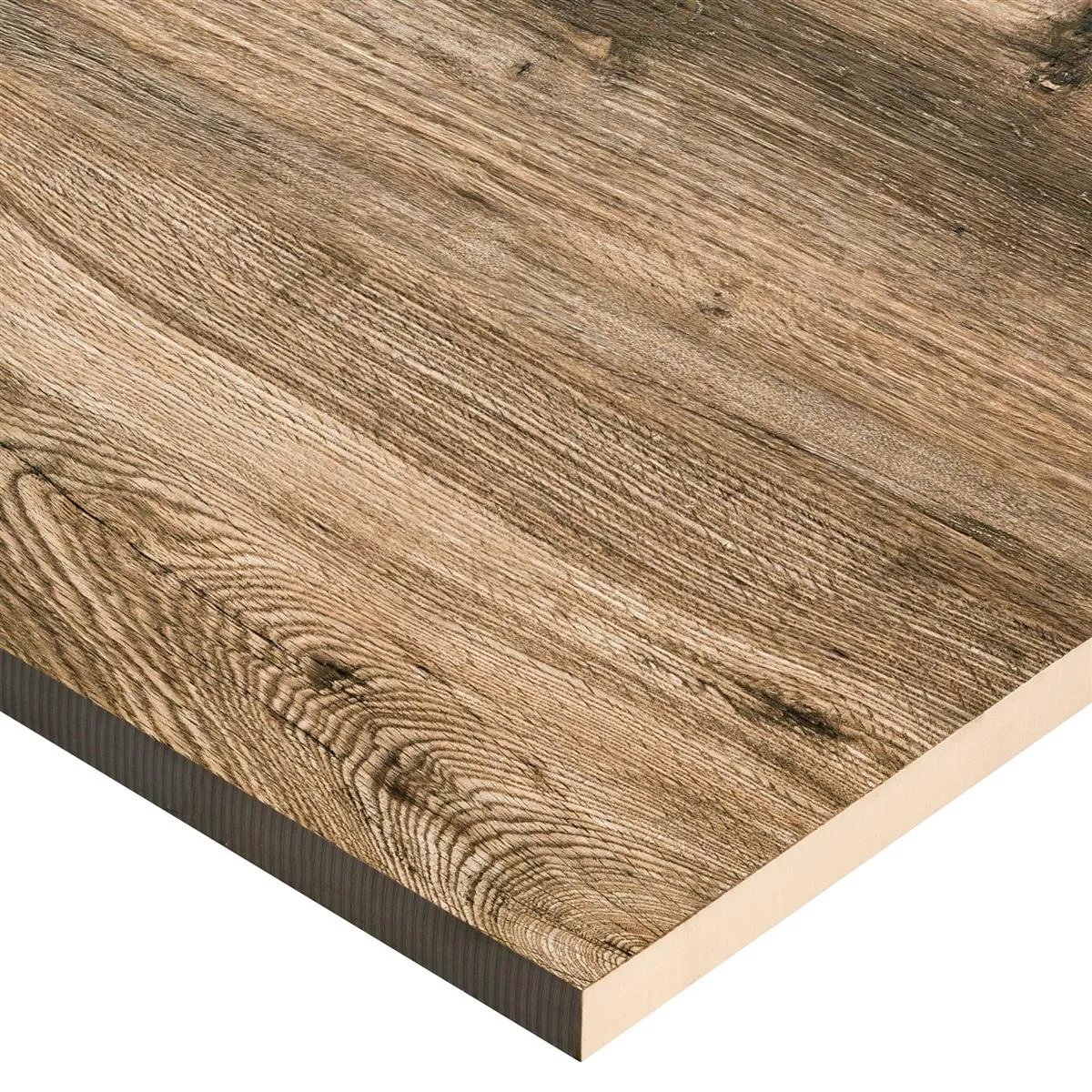 Sample Terrace Tiles Starwood Wood Optic Oak 60x60cm
