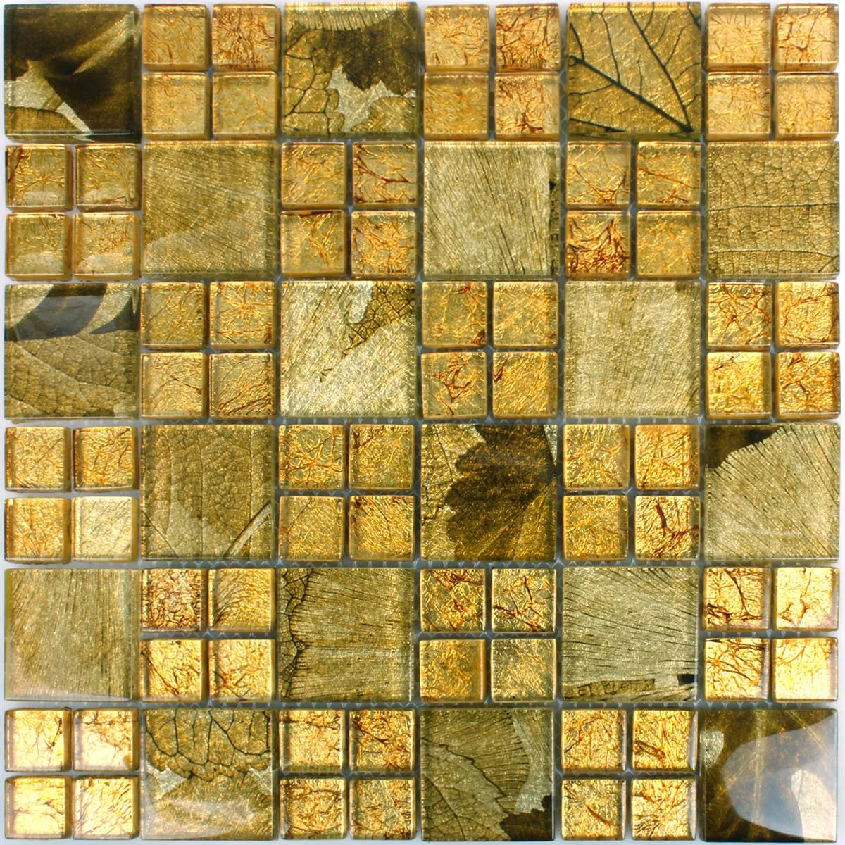 Mosaic Tiles Firebird Gold