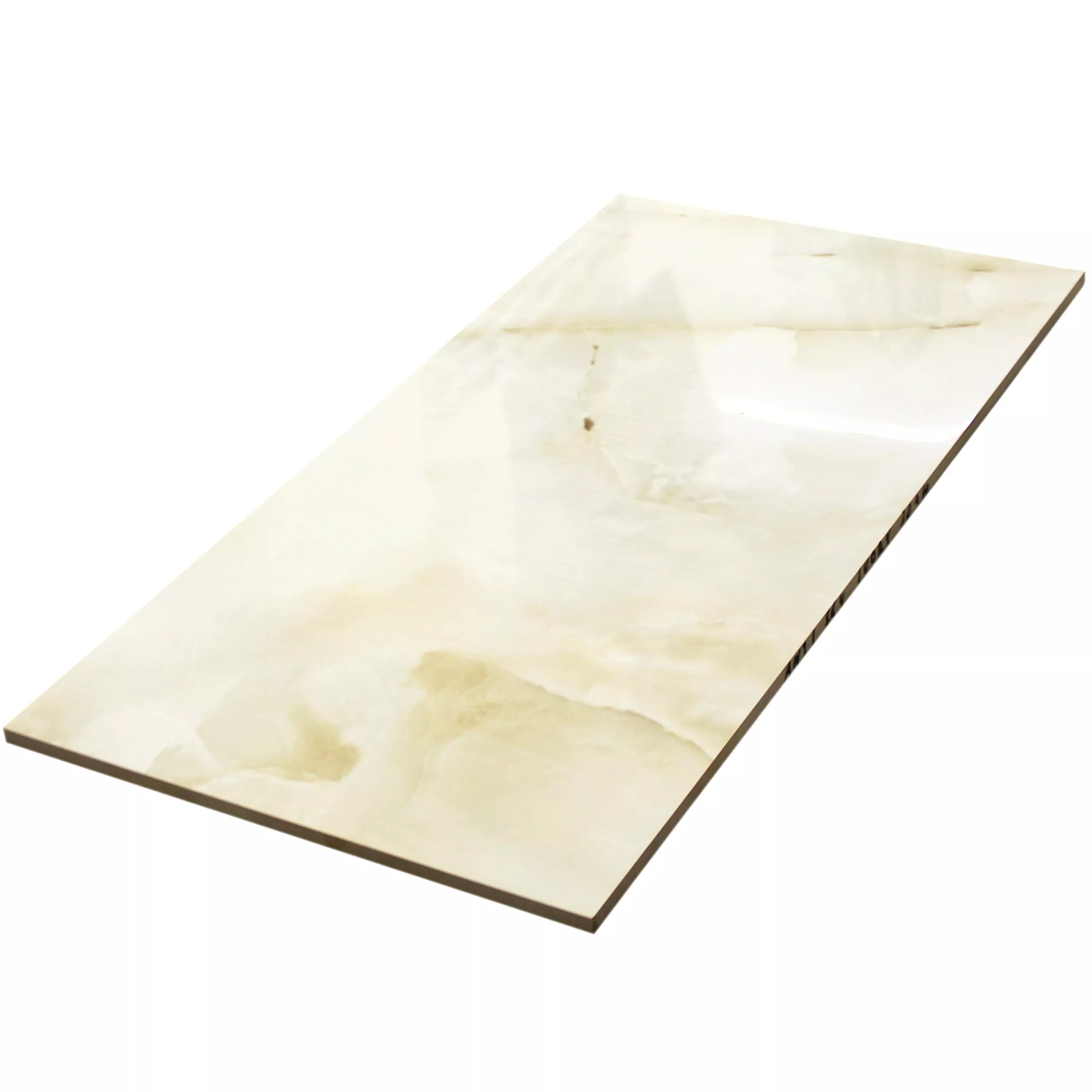 Floor Tiles Larix Natural Stone Optic Ivory Polished 30x60cm