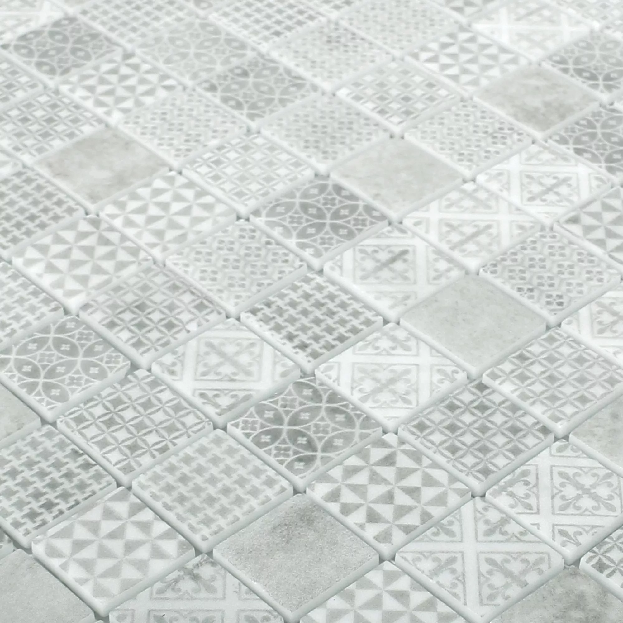 Sample Glass Mosaic Tiles Malard Grey